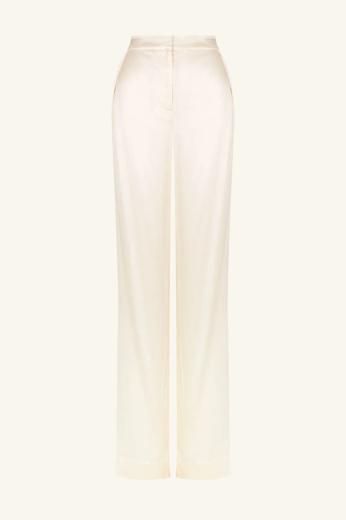 LA LUNE MID RISE STRAIGHT LEG PANT - CREAM sold by Shona Joy product image thumbnail 5