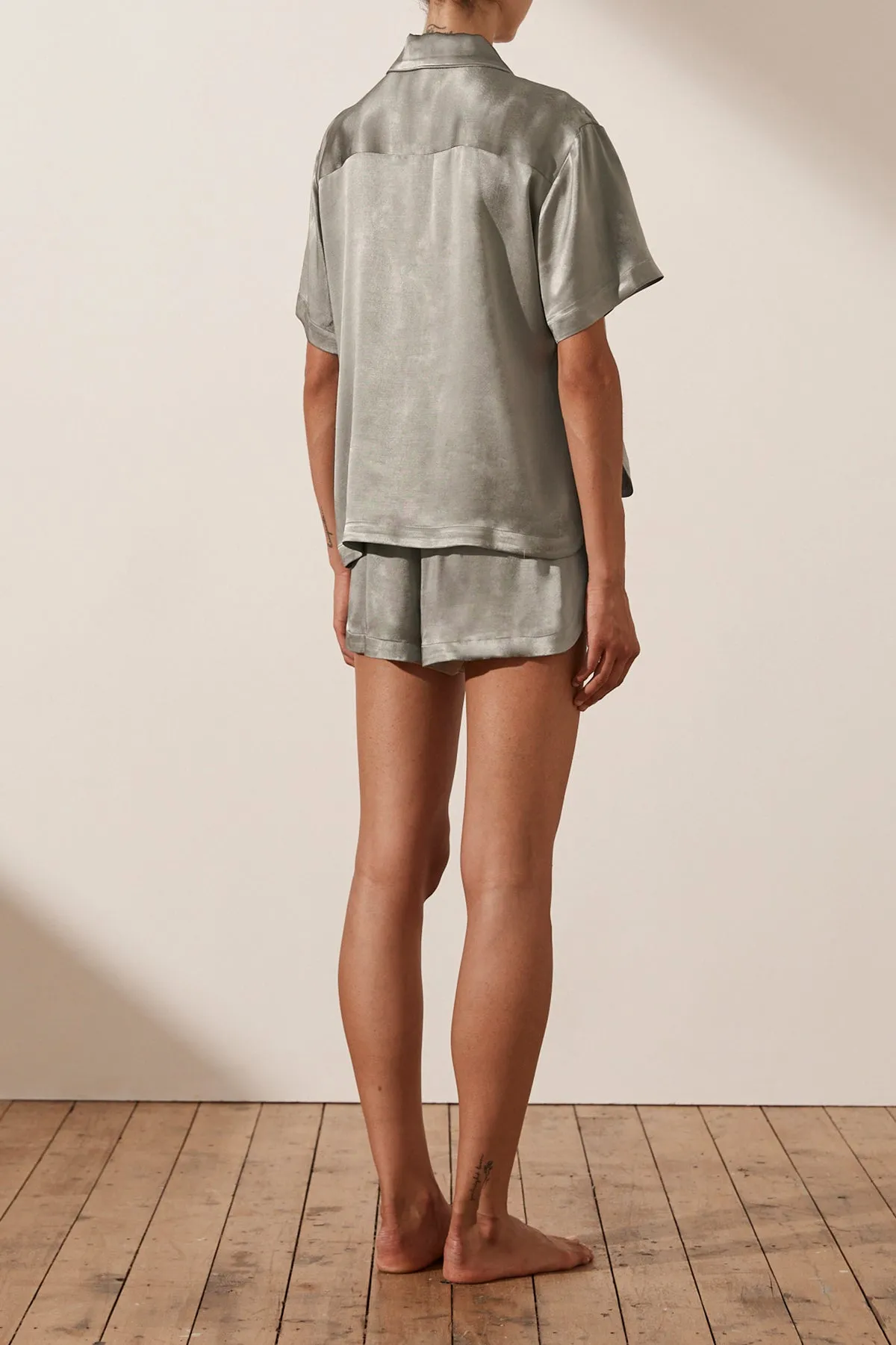 LA LUNE LOUNGE SHIRT SET - SAGE sold by Shona Joy product image thumbnail 4