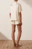 LA LUNE LOUNGE SHIRT SET - CREAM sold by Shona Joy
