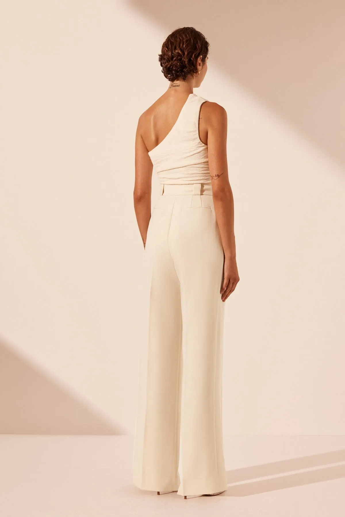 IRENA HIGH WAISTED TAILORED PANT - RICE sold by Shona Joy product image thumbnail 4