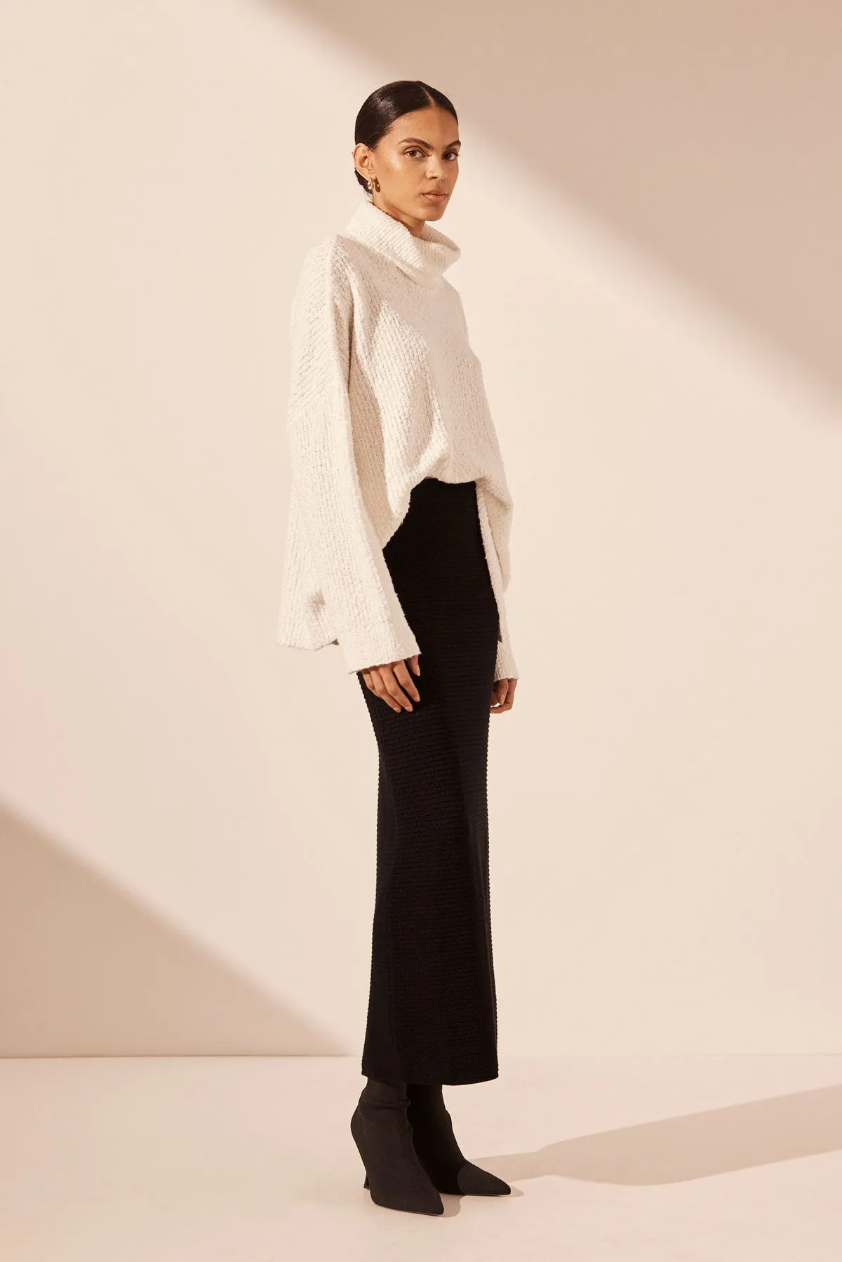 EVE MAXI SKIRT - BLACK sold by Shona Joy product image thumbnail 2