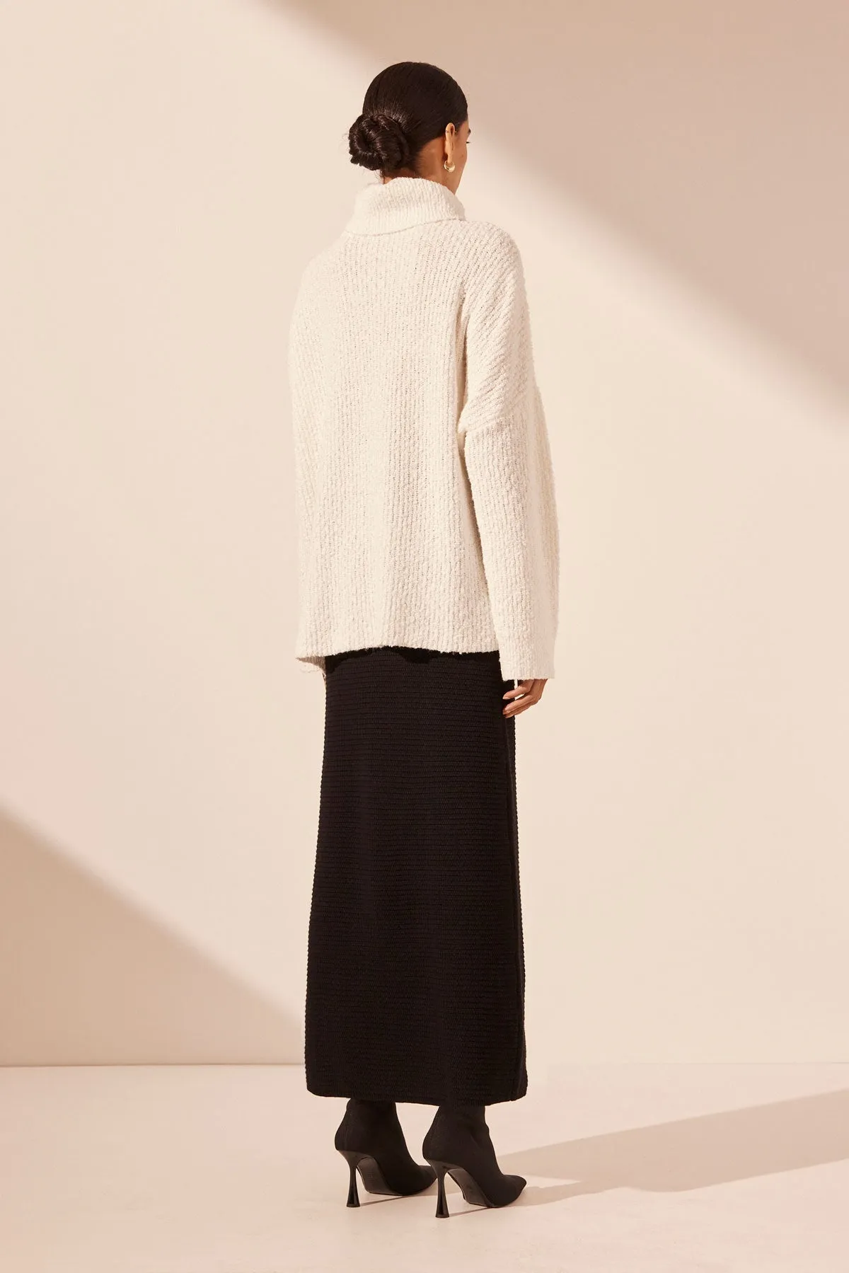 EVE MAXI SKIRT - BLACK sold by Shona Joy product image thumbnail 4