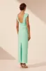 LANI PLUNGED CUT OUT MAXI DRESS - AQUA sold by Shona Joy