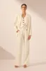 IRENA OVERSIZED TAILORED BLAZER - CREAM sold by Shona Joy