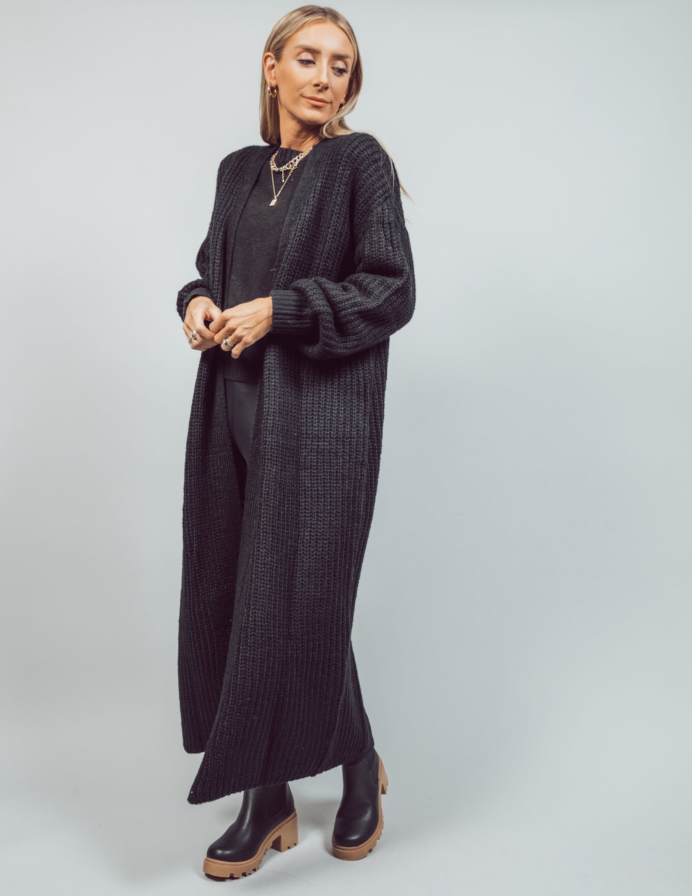 Ivette Long Cardigan sold by Shop Stevie product image thumbnail 8