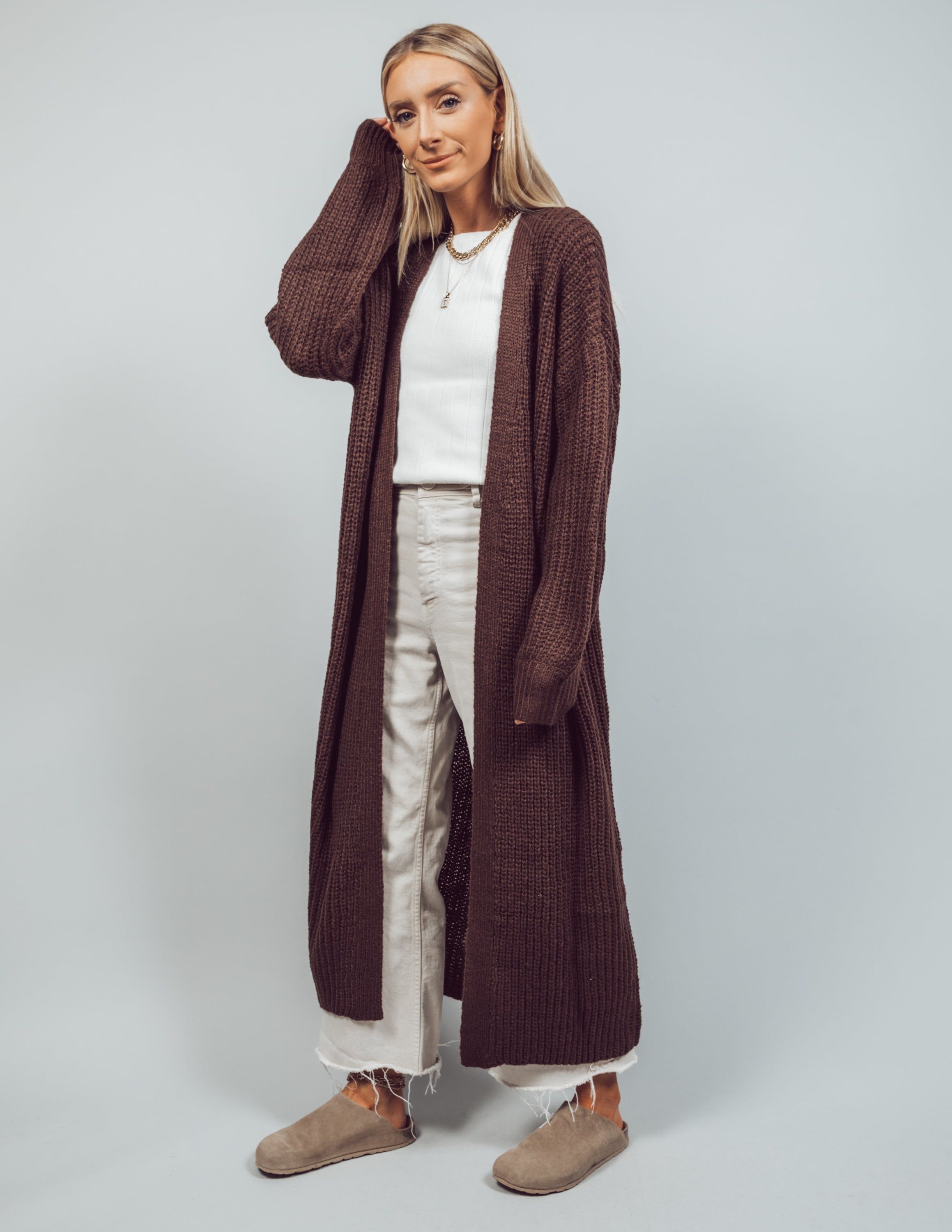Ivette Long Cardigan sold by Shop Stevie product image thumbnail 2