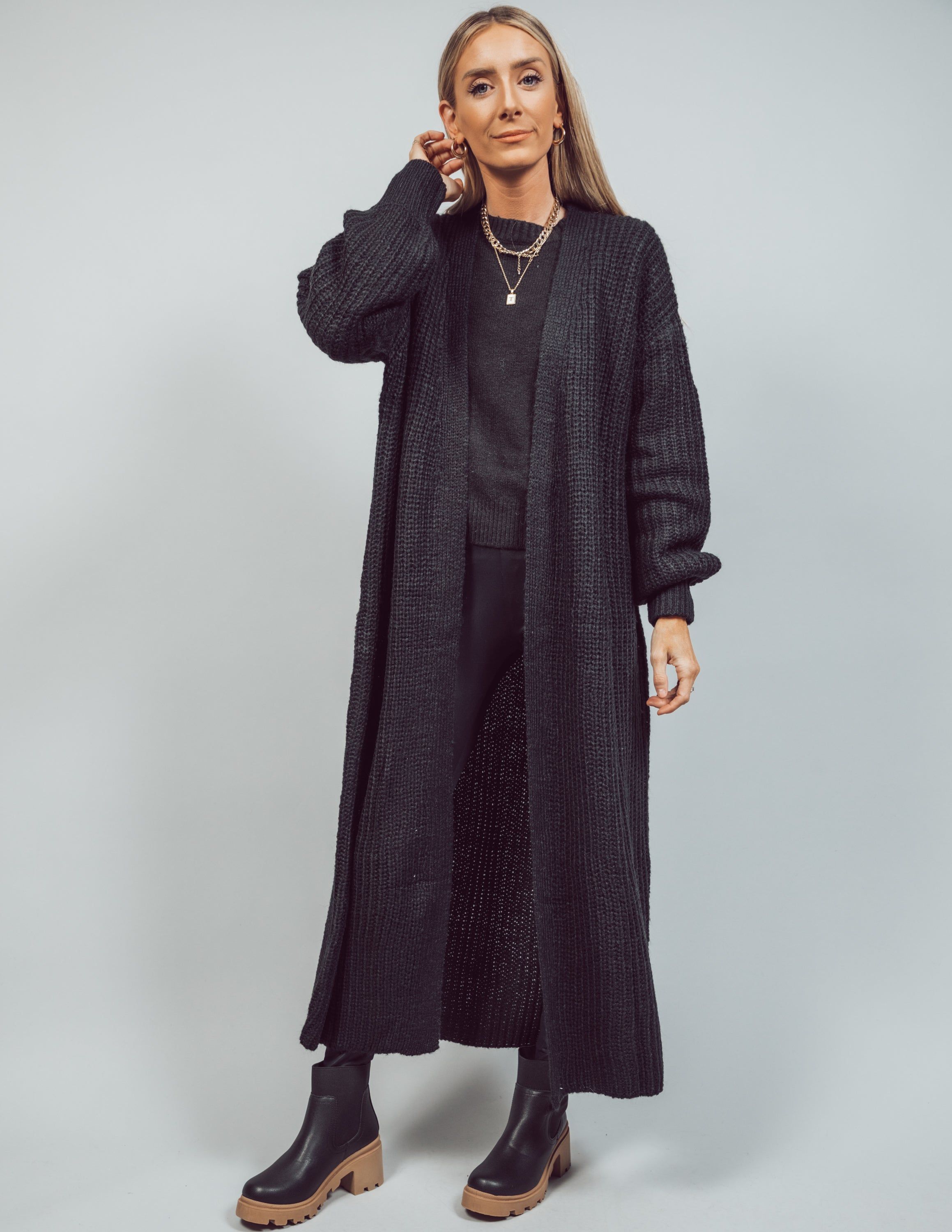 Ivette Long Cardigan sold by Shop Stevie product image thumbnail 7