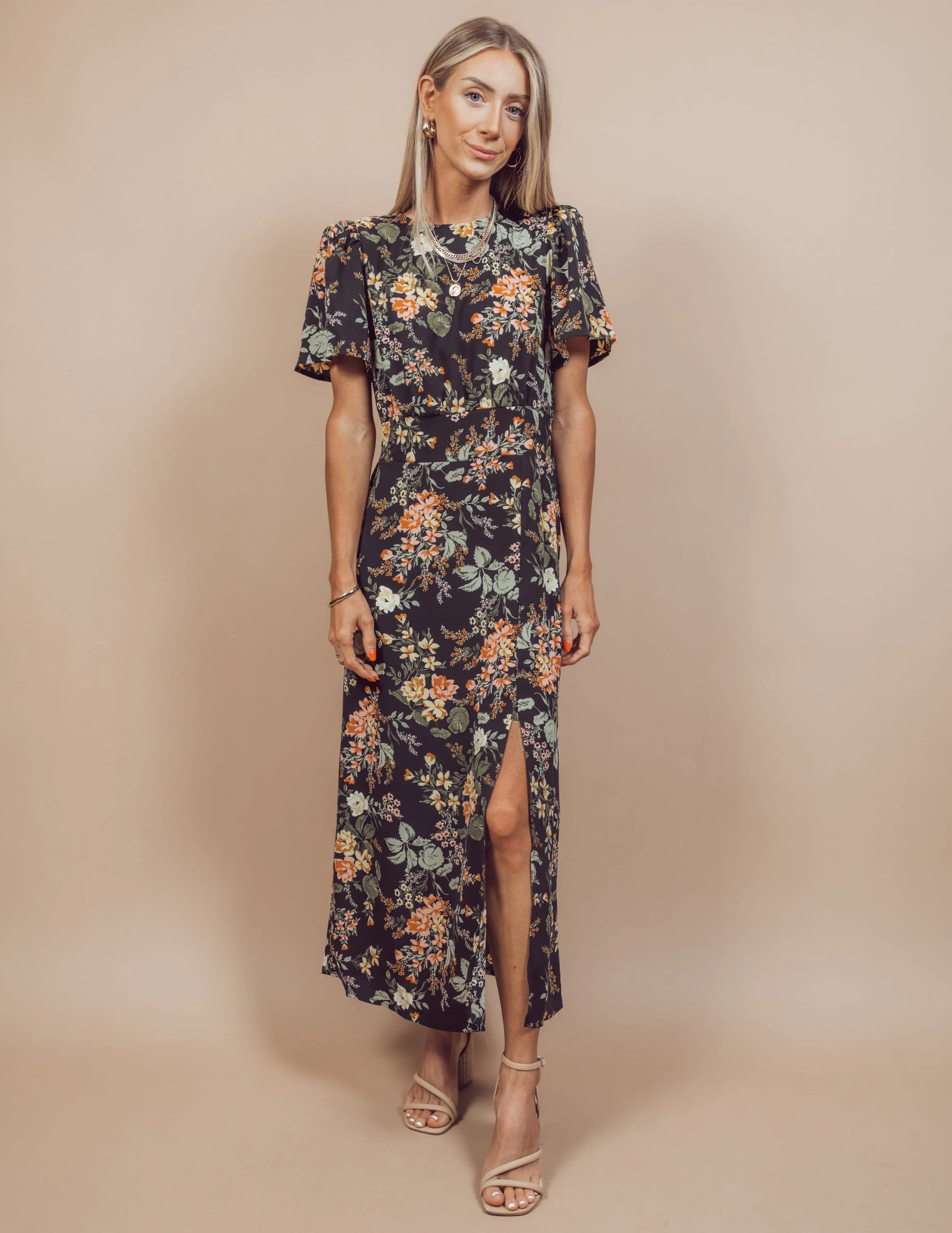 Night Bloom Floral Dress sold by Shop Stevie
