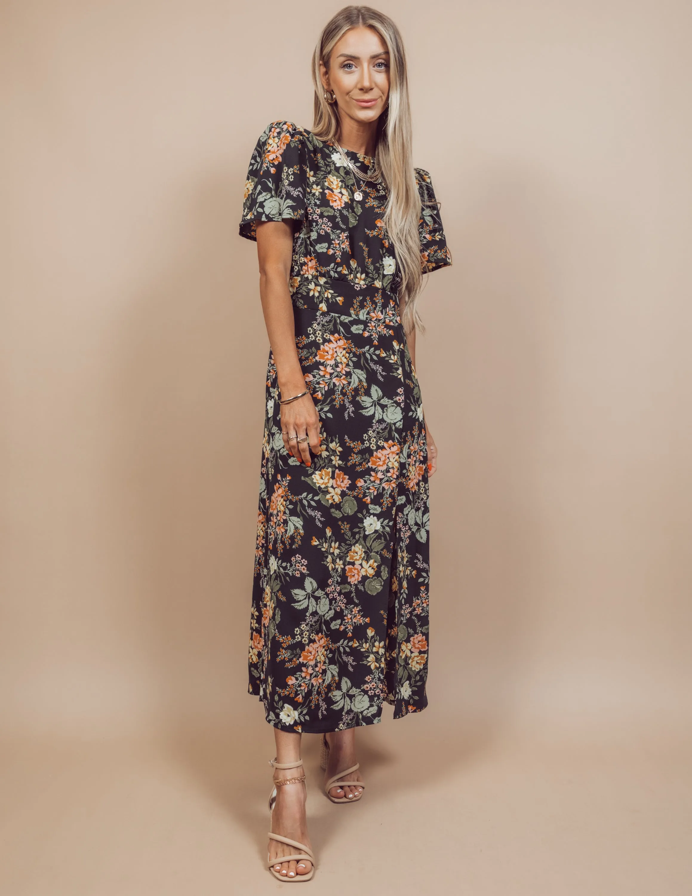 Night Bloom Floral Dress sold by Shop Stevie product image thumbnail 3