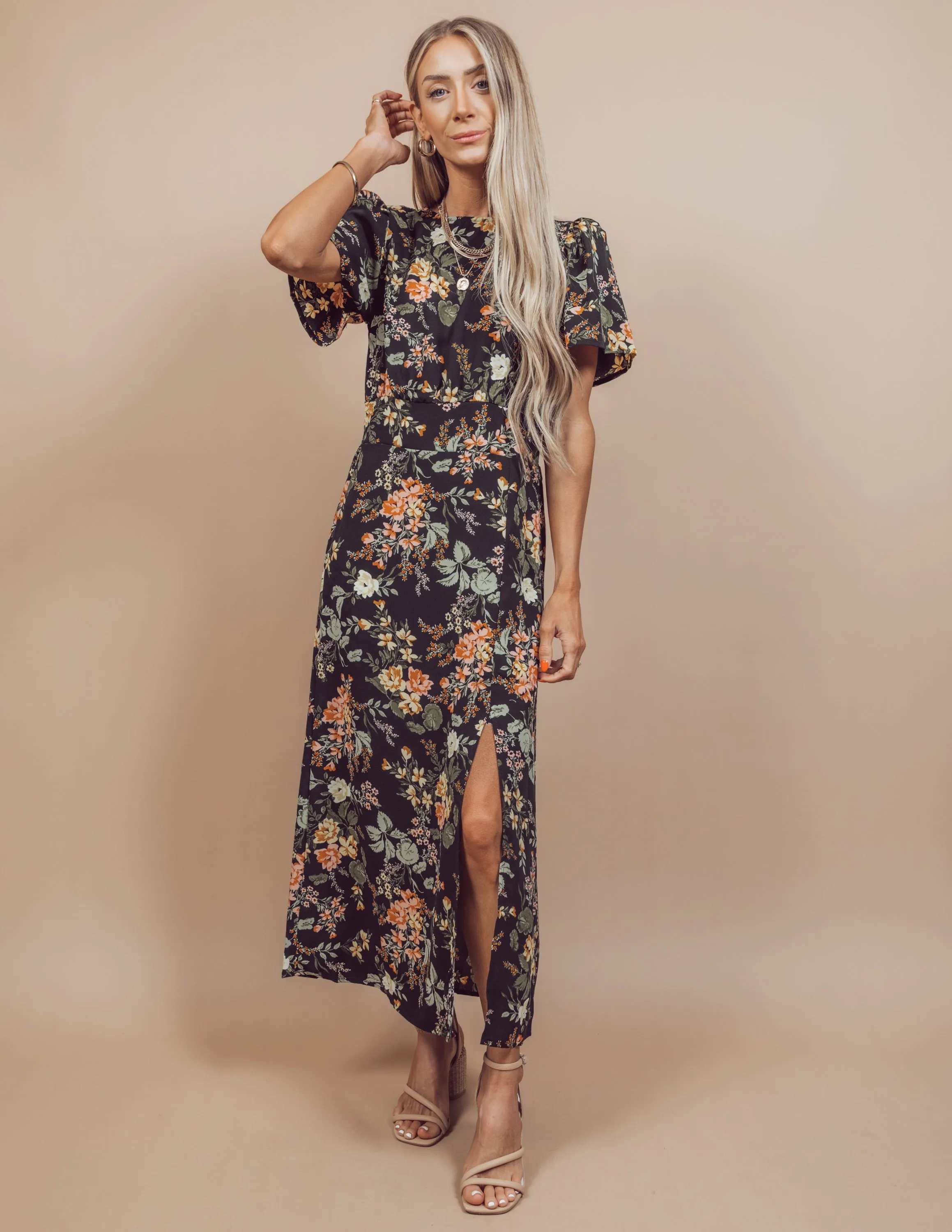 Night Bloom Floral Dress sold by Shop Stevie product image thumbnail 2