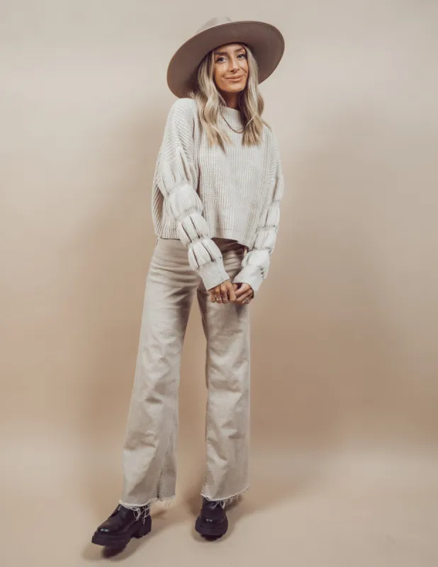 Kingsley Cropped Sweater sold by Shop Stevie