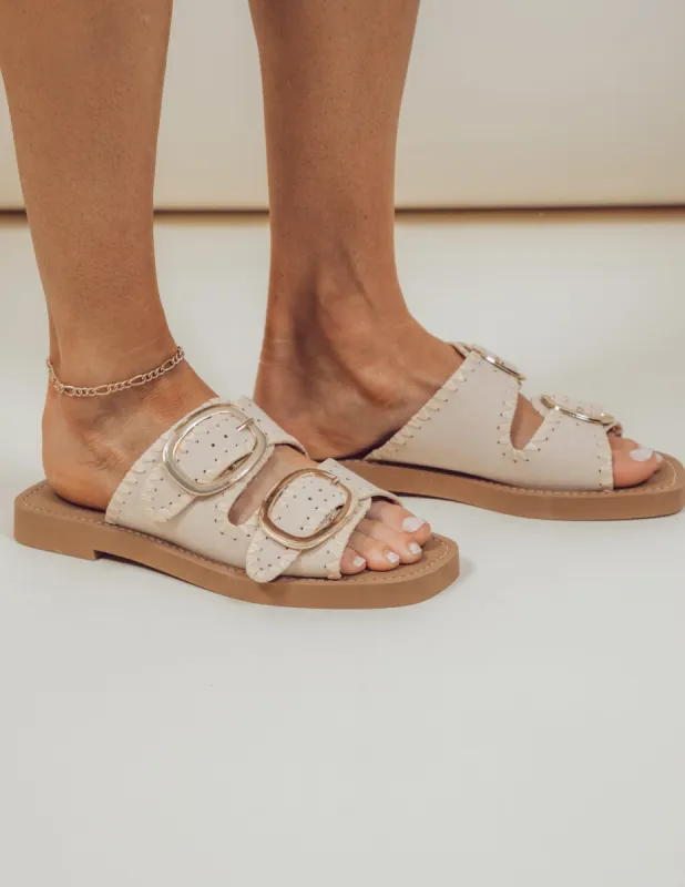 Tivoli Double Buckle Sandals sold by Shop Stevie