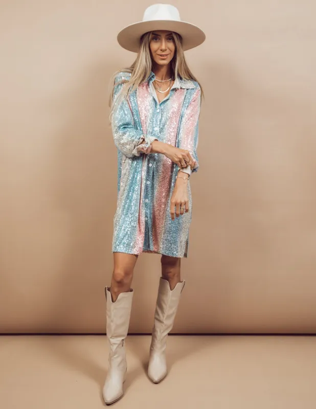 Misty Sequin Dress sold by Shop Stevie