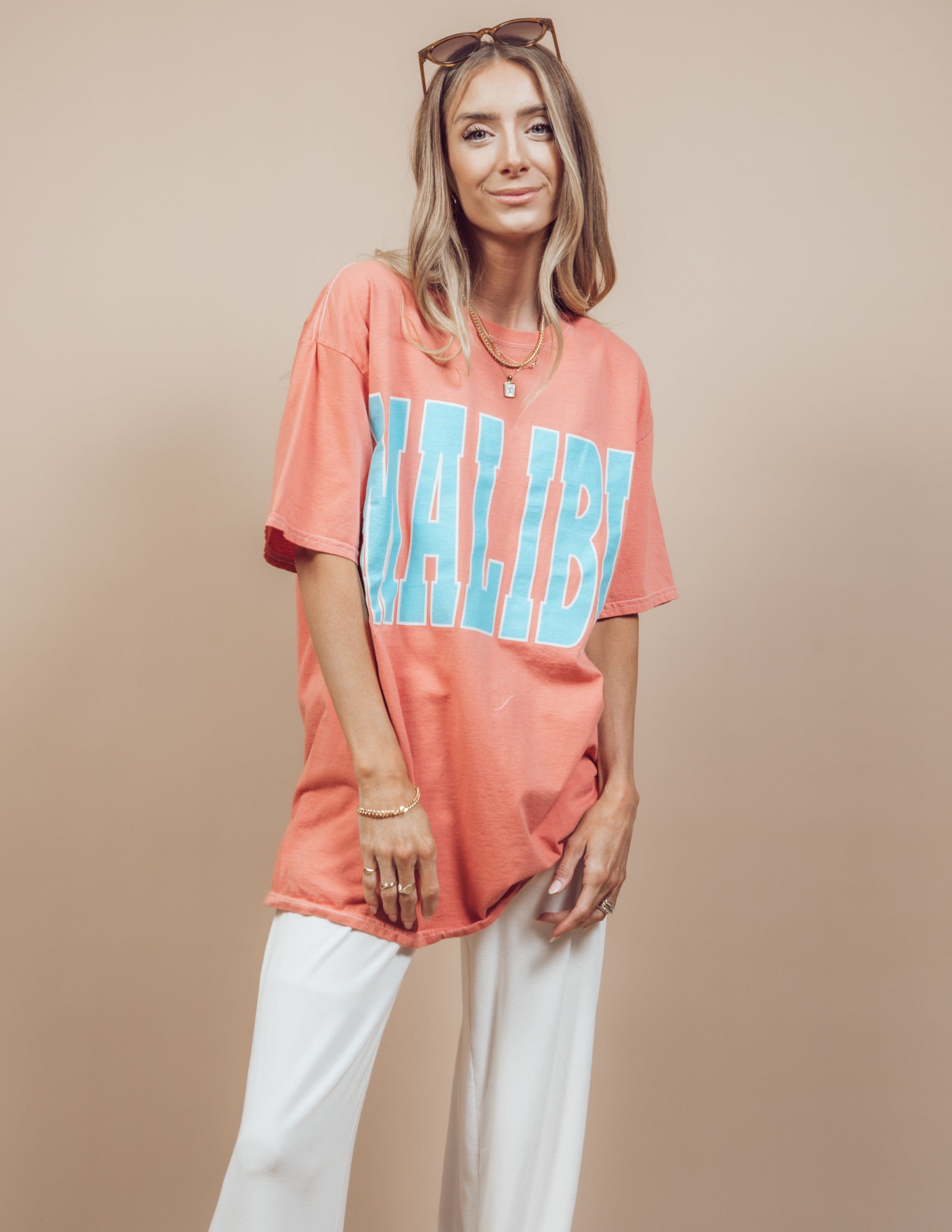 Malibu Oversized Tee sold by Shop Stevie