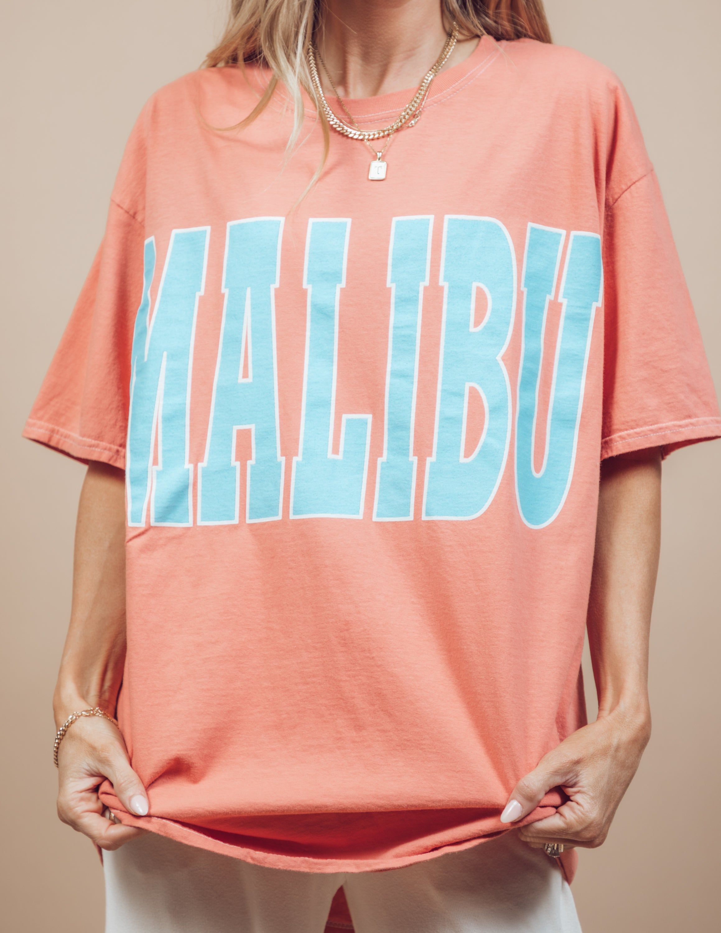 Malibu Oversized Tee sold by Shop Stevie product image thumbnail 3