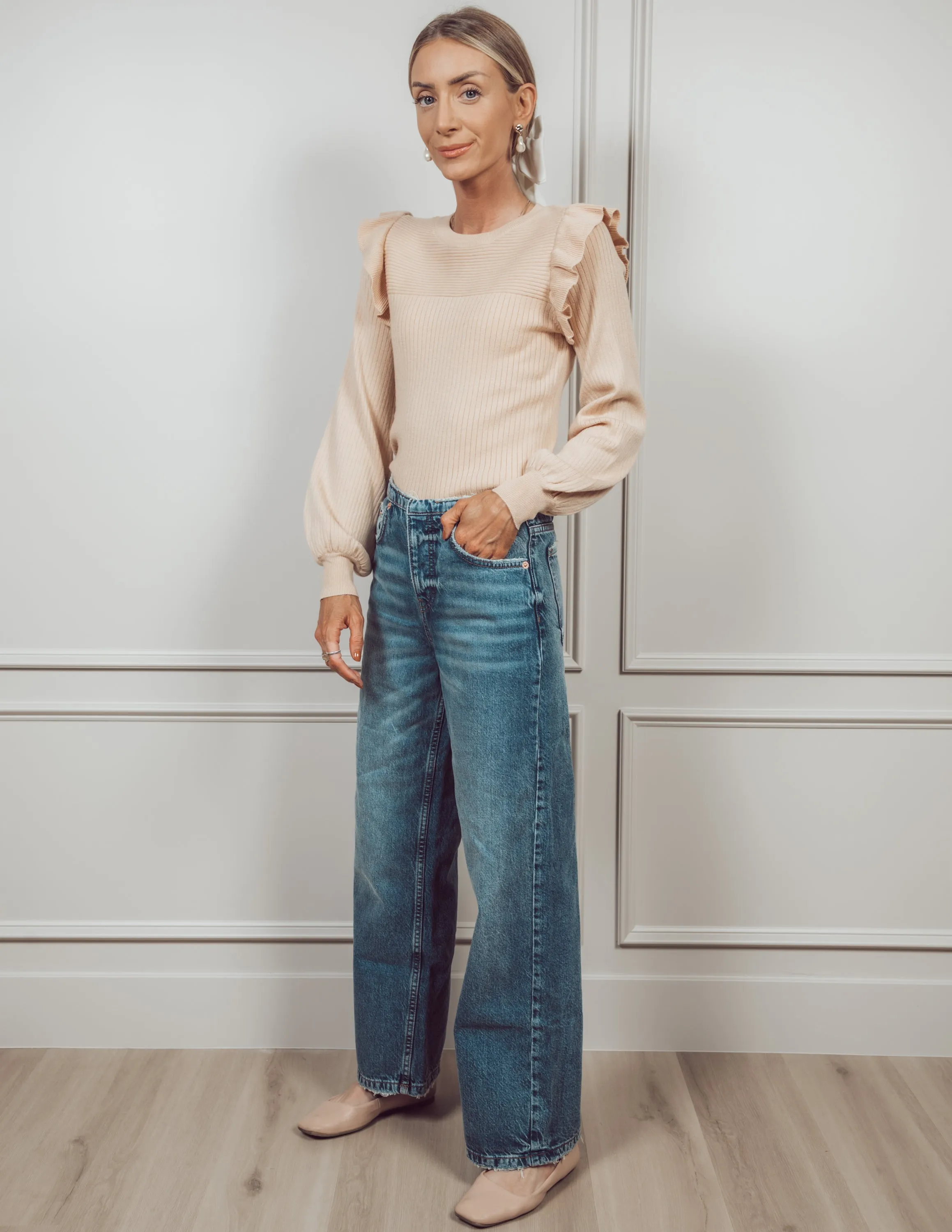 Mary Ruffle Sweater sold by Shop Stevie product image thumbnail 2