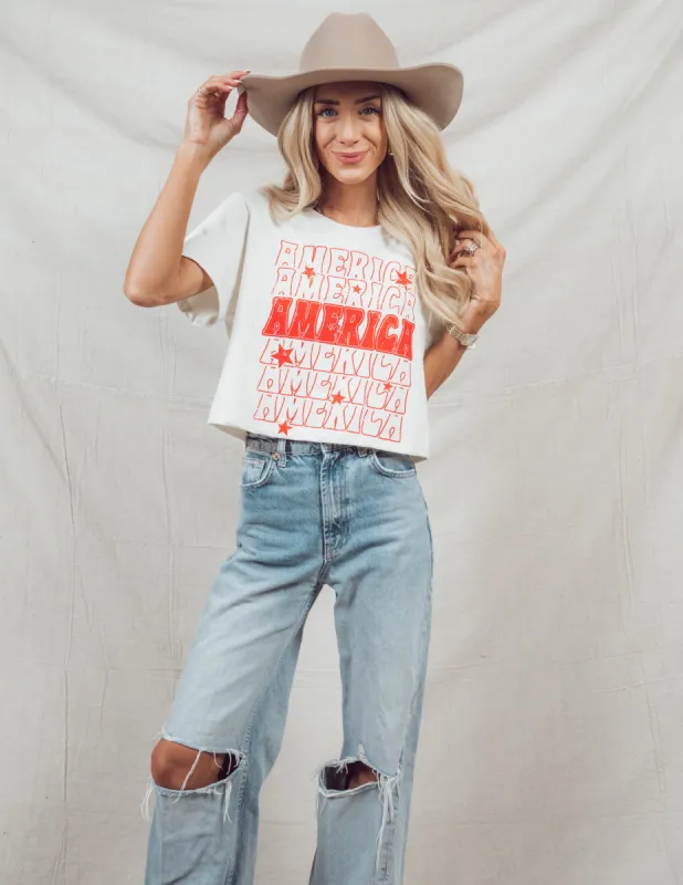 America Graphic Tee sold by Shop Stevie