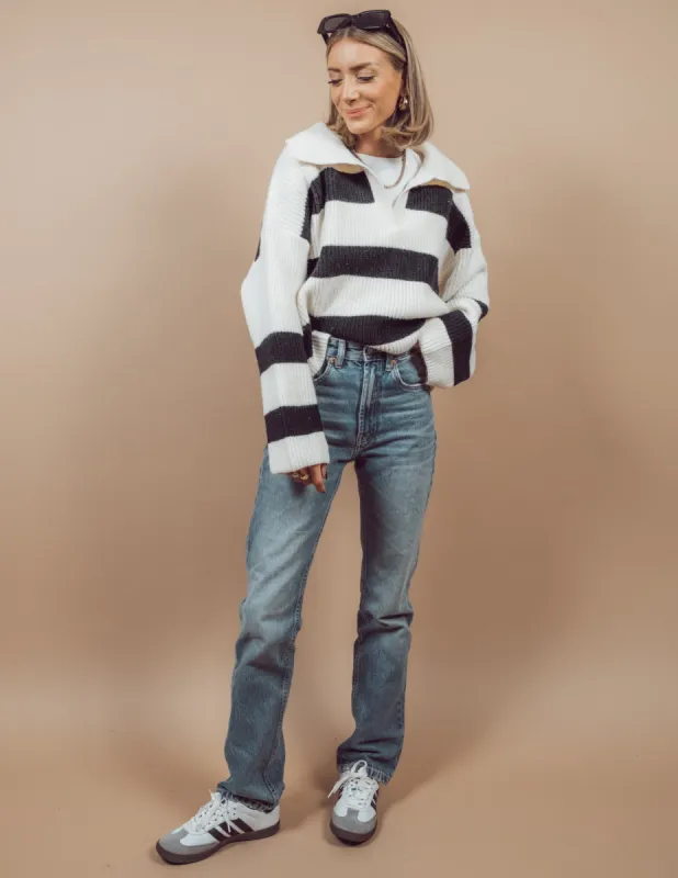 Annalise Striped Sweater sold by Shop Stevie