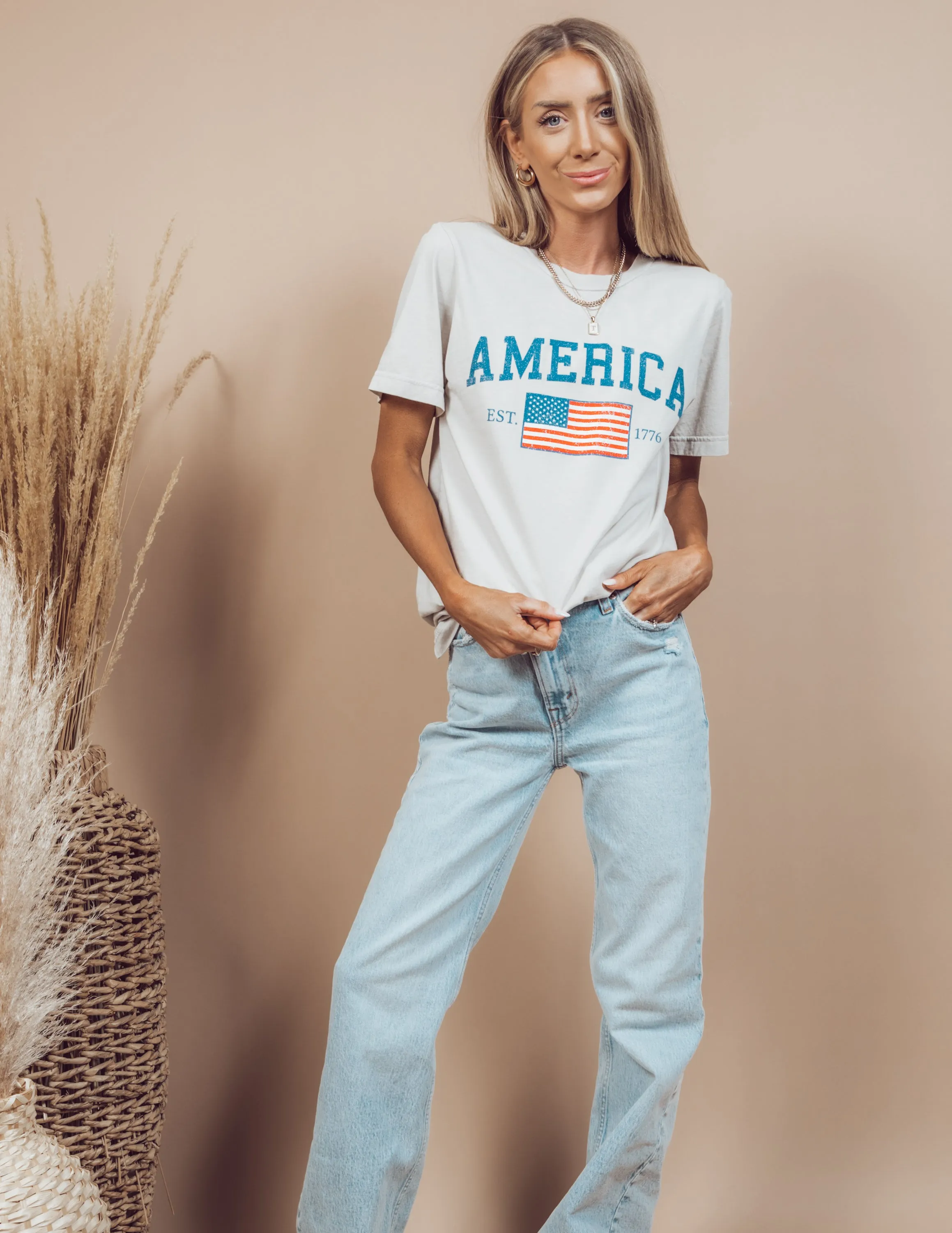 American Flag Graphic Tee sold by Shop Stevie product image thumbnail 5
