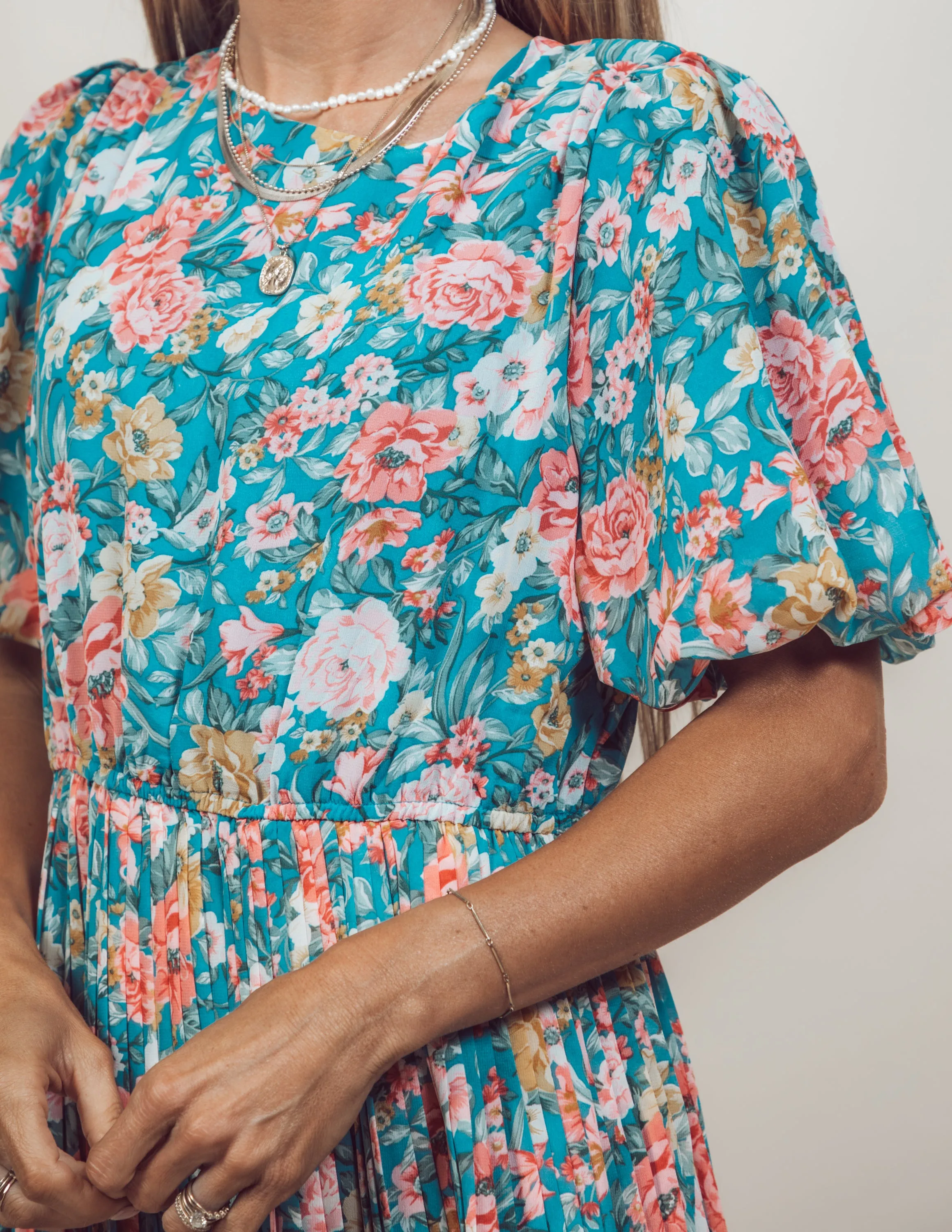 Romantic Floral Dress sold by Shop Stevie product image thumbnail 5