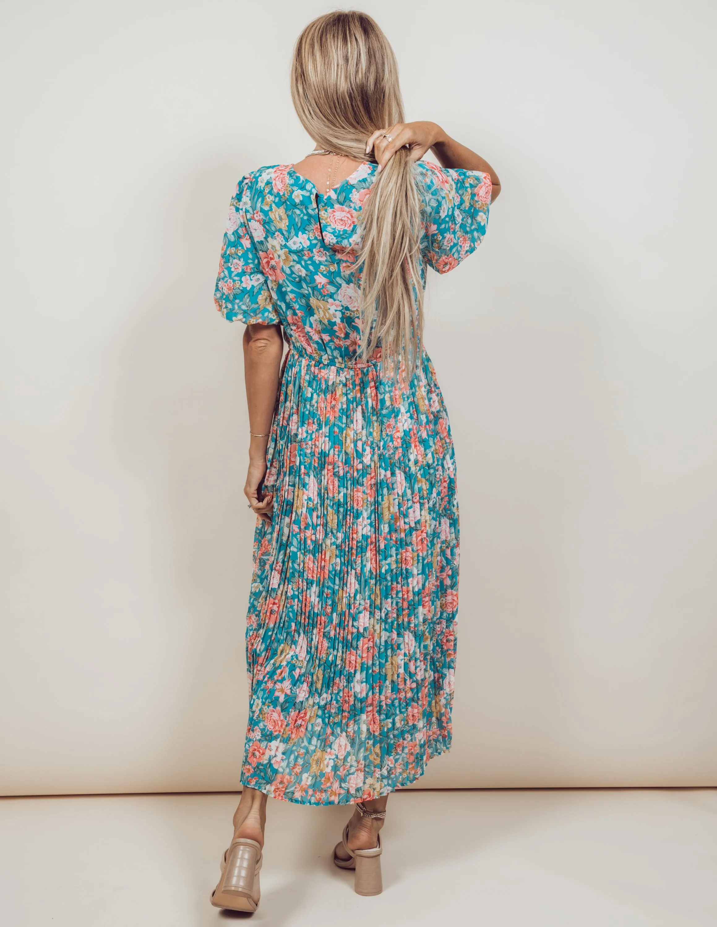 Romantic Floral Dress sold by Shop Stevie product image thumbnail 4