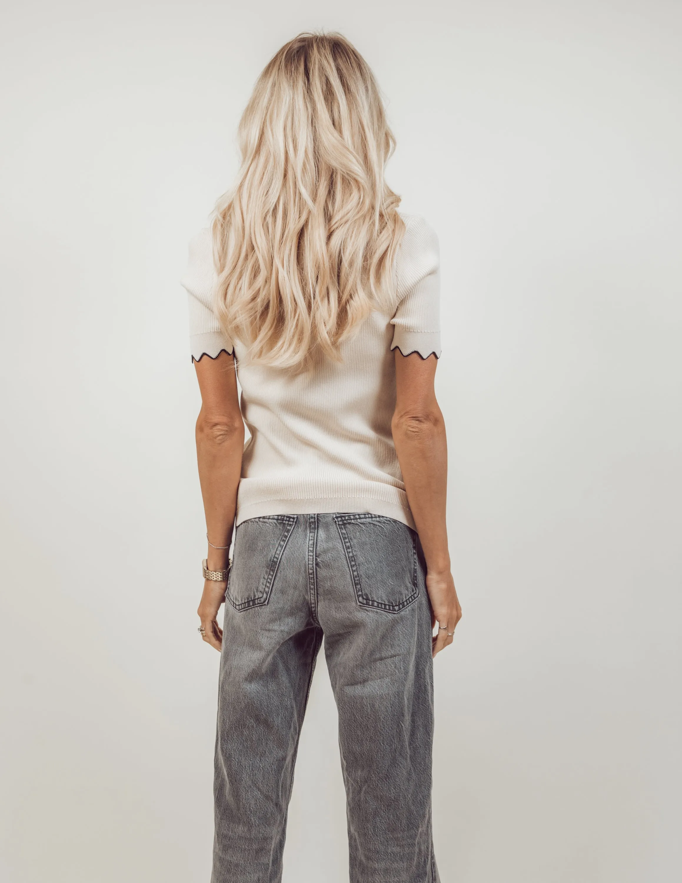 Adina Ribbed Top sold by Shop Stevie product image thumbnail 4