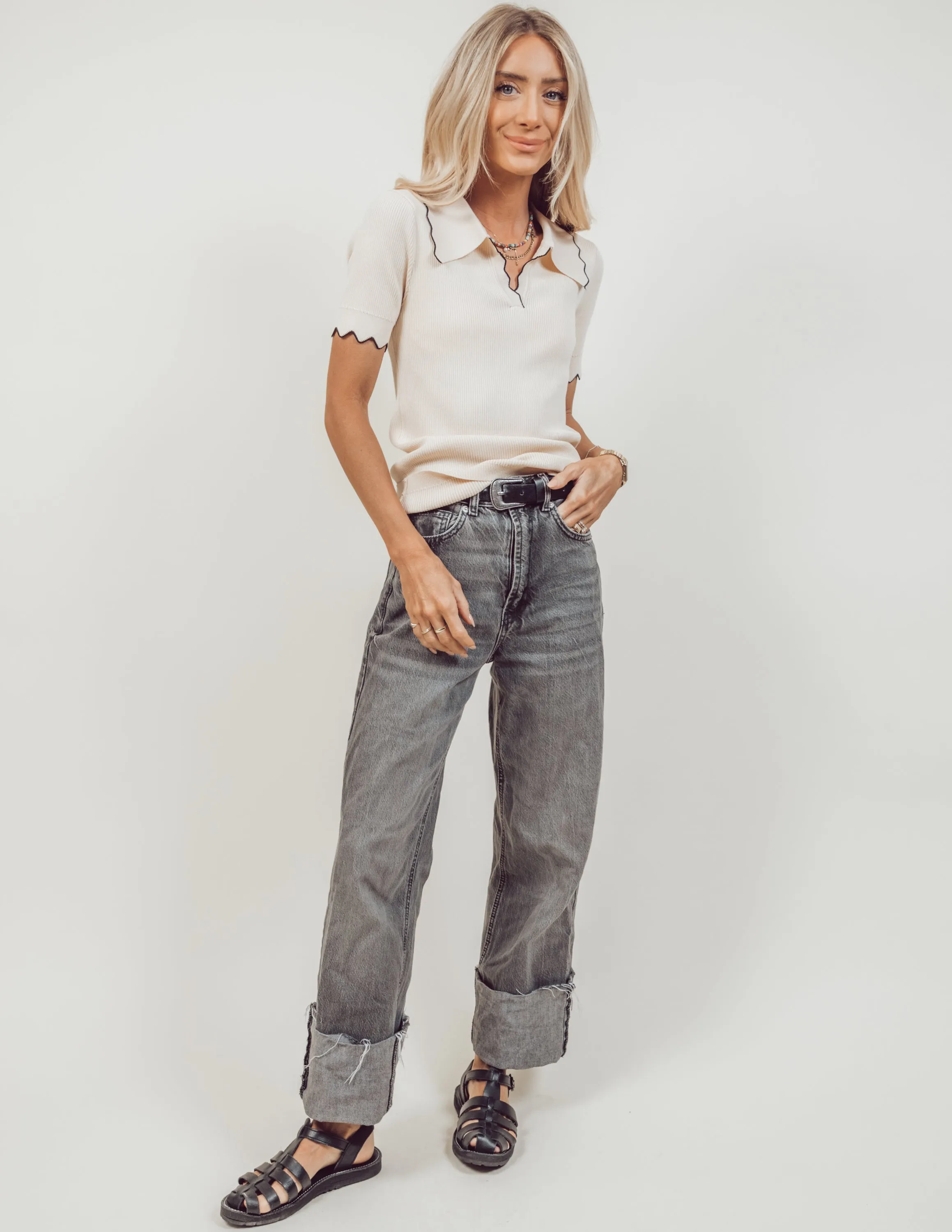 Adina Ribbed Top sold by Shop Stevie