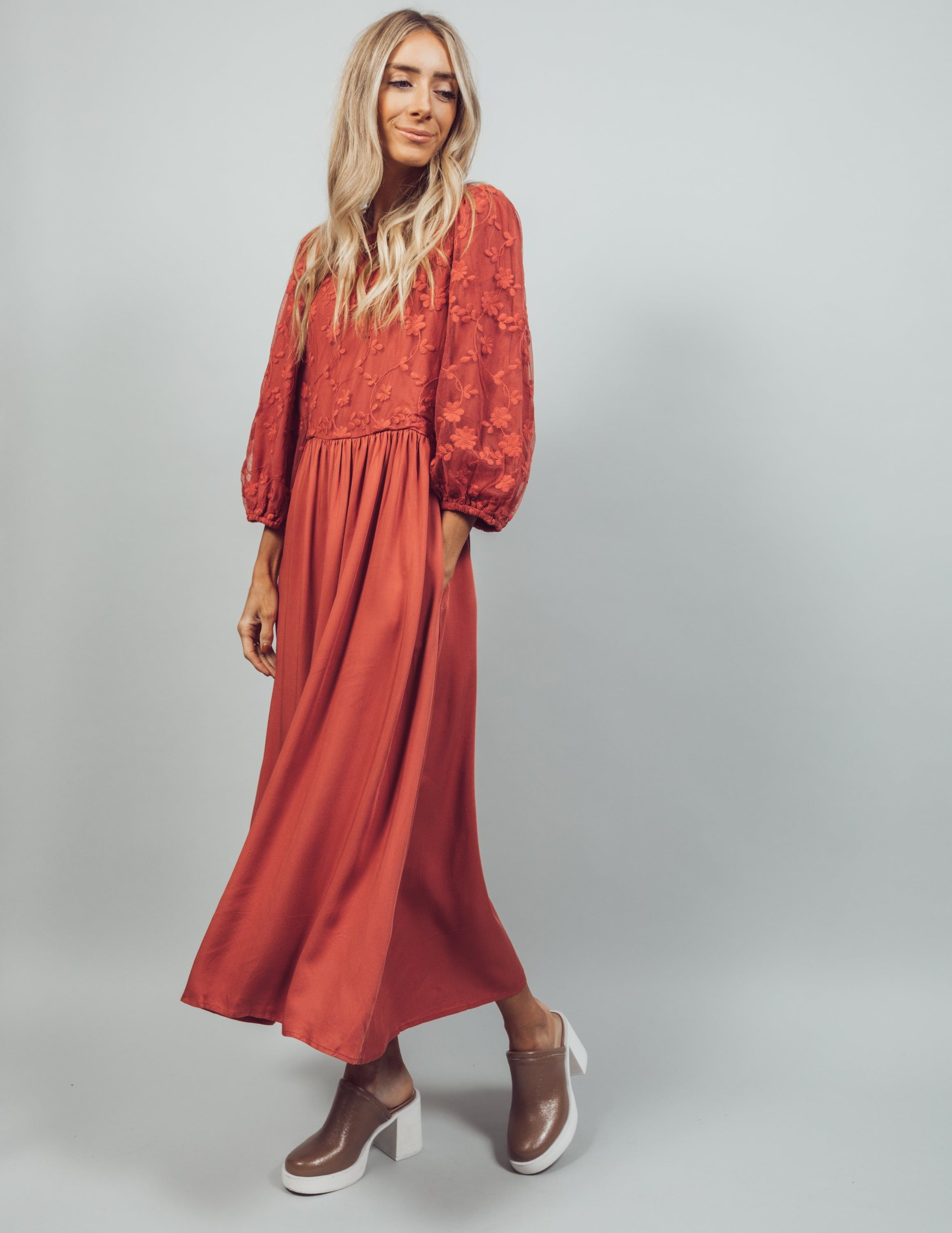 Annalise Embroidered Dress sold by Shop Stevie product image thumbnail 6