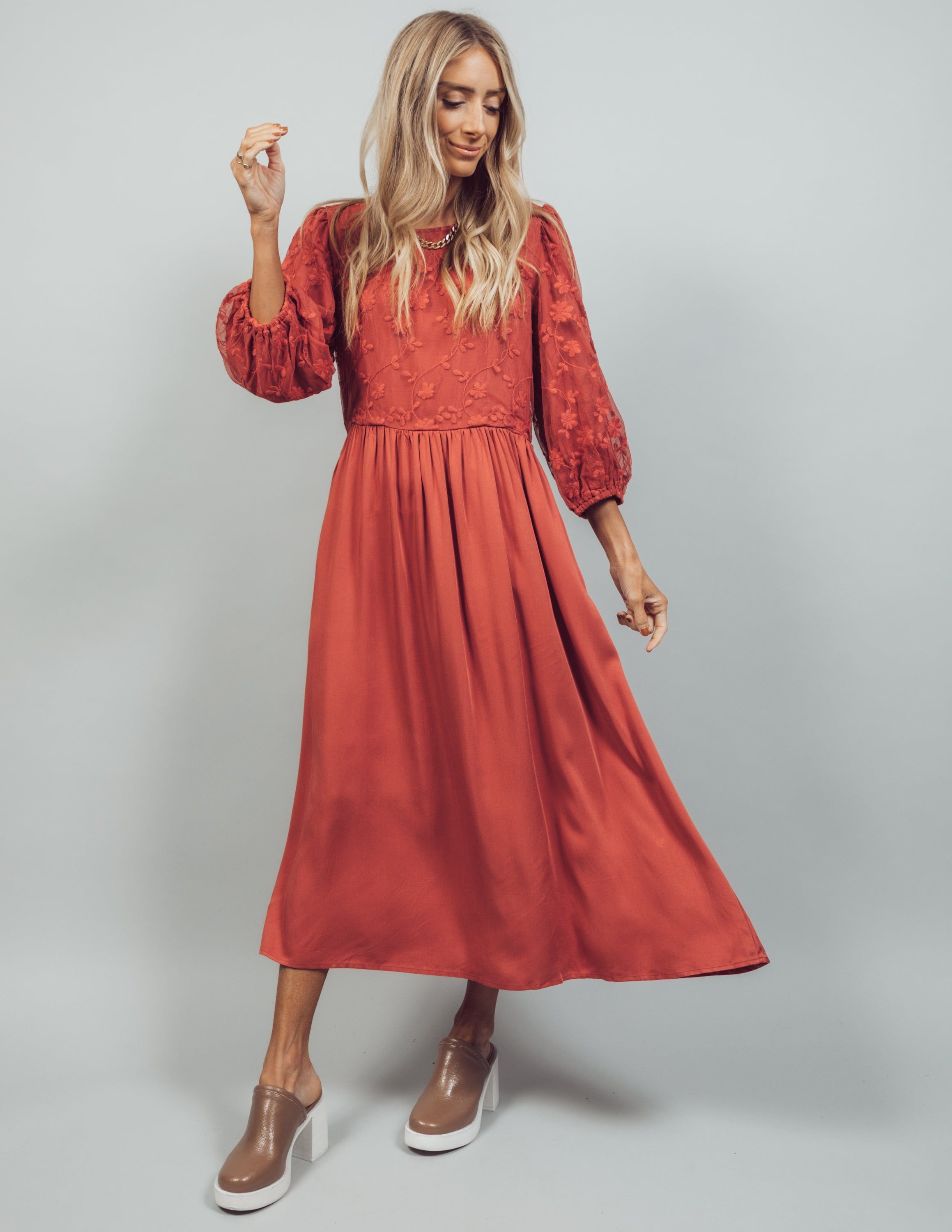 Annalise Embroidered Dress sold by Shop Stevie product image thumbnail 3