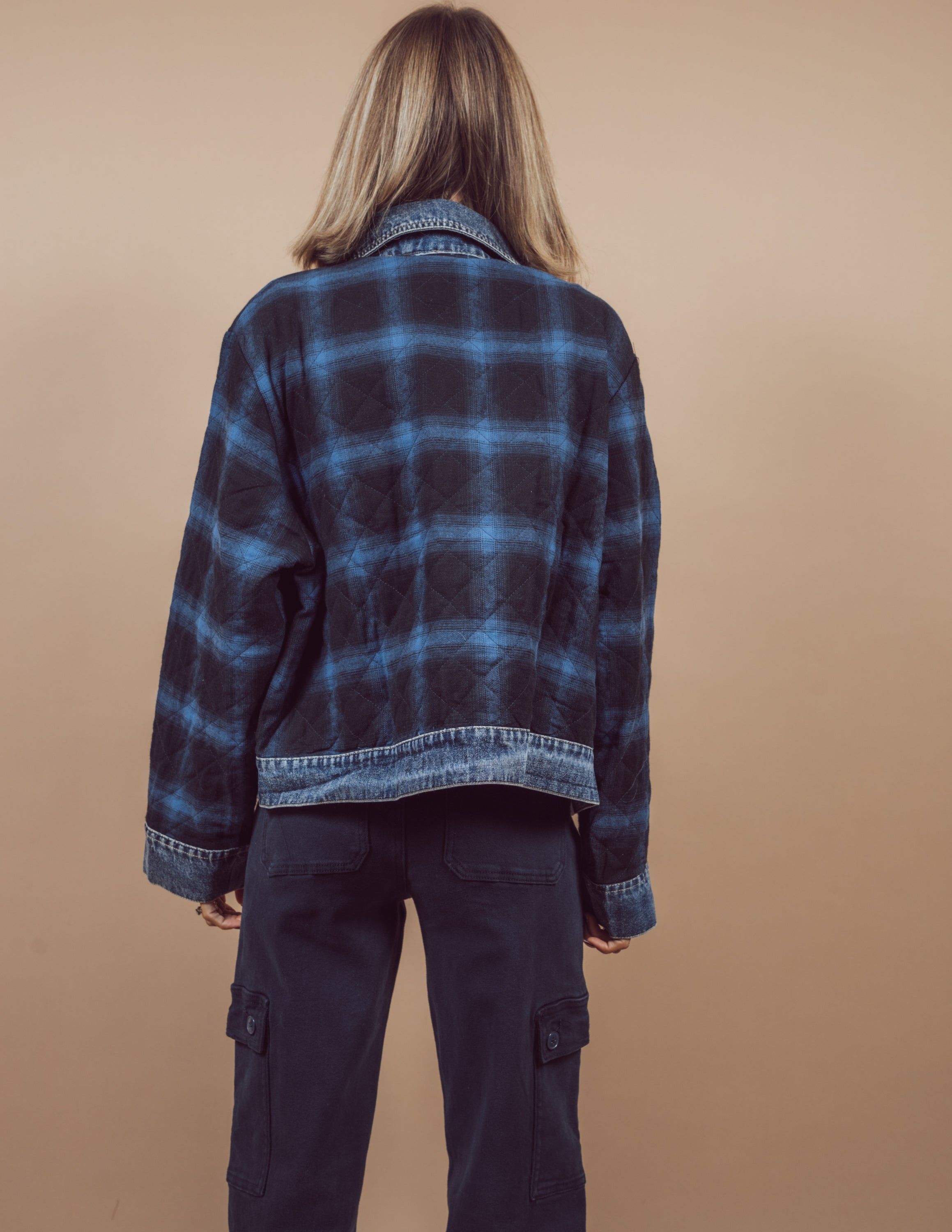 Gabriella Plaid Denim Jacket *COMING SOON* sold by Shop Stevie product image thumbnail 4