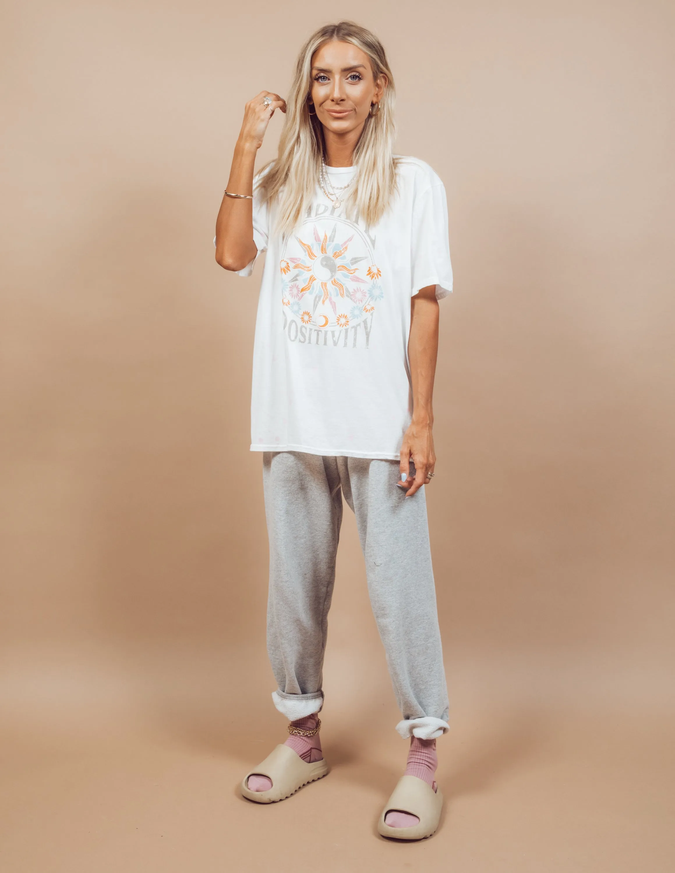 Radiate Positivity Graphic Tee sold by Shop Stevie product image thumbnail 4