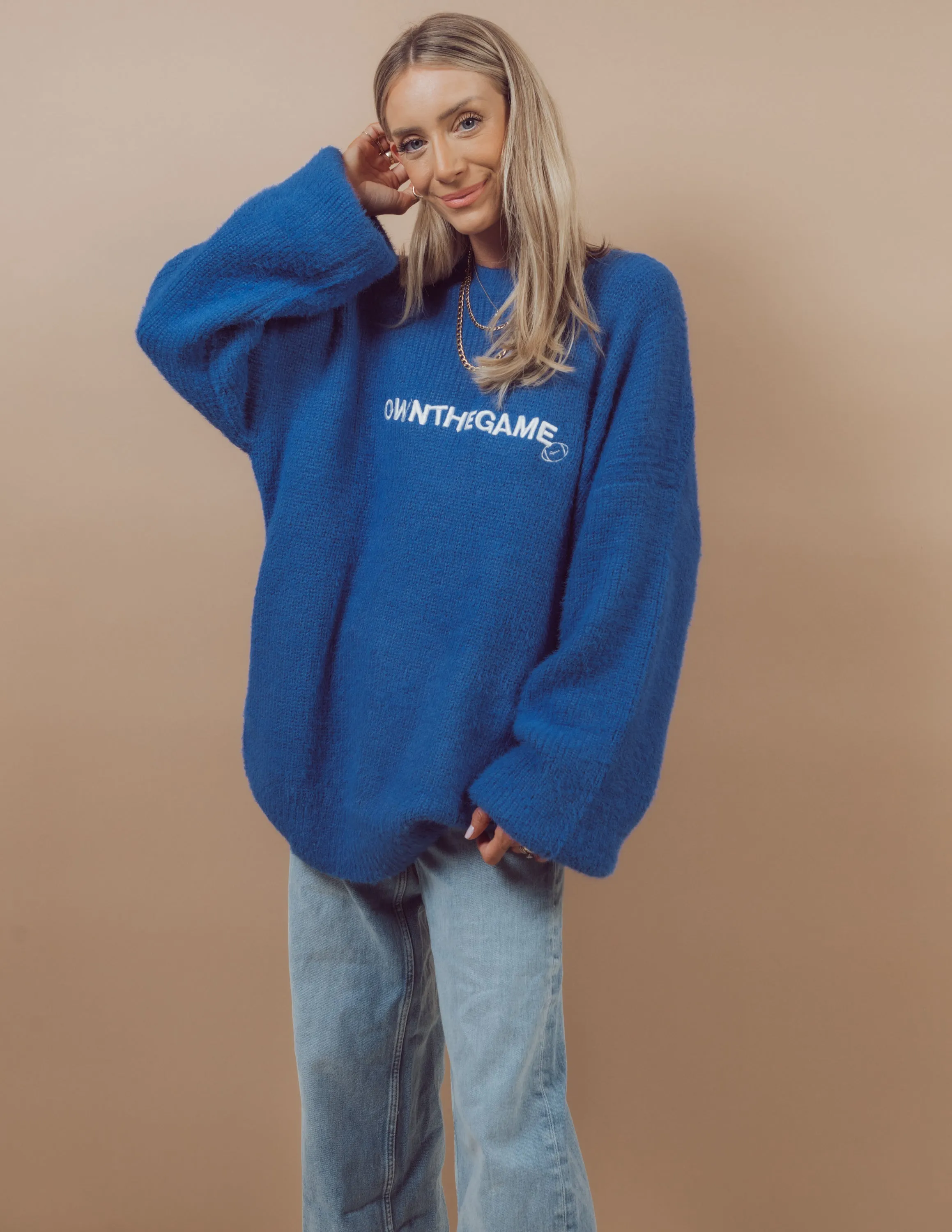 "Own the Game" Oversized Sweater sold by Shop Stevie product image thumbnail 5