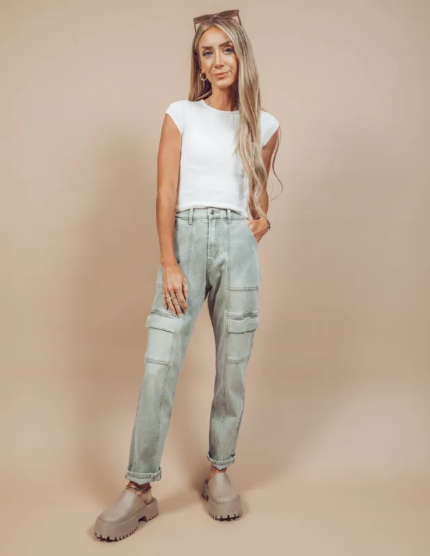 Rivka Cargo Denim sold by Shop Stevie