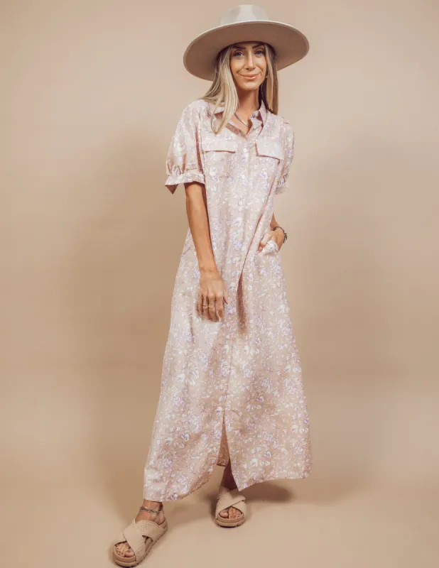 Stacy Floral Maxi Dress sold by Shop Stevie