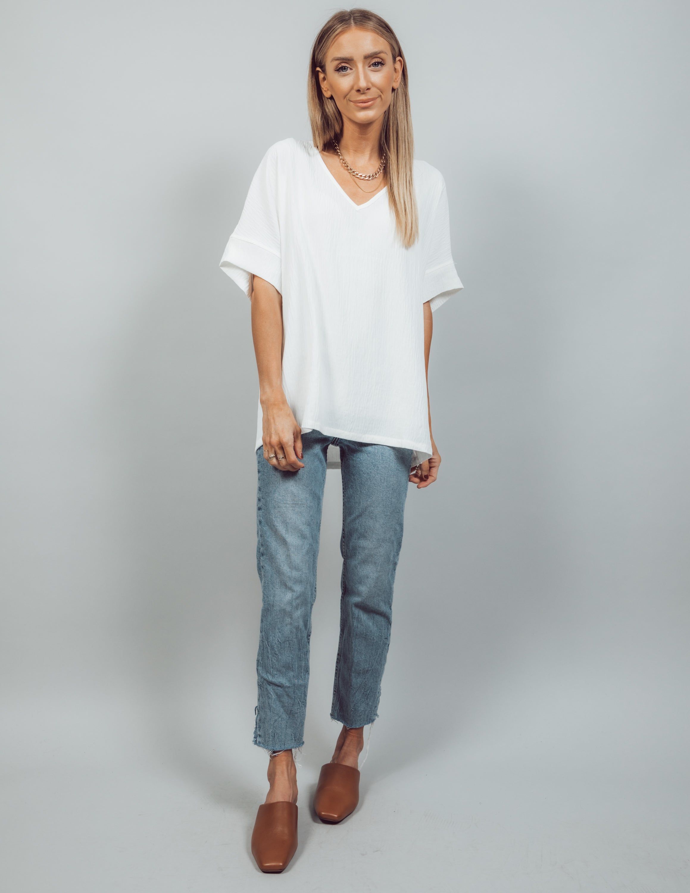 Vanessa V-Neck sold by Shop Stevie