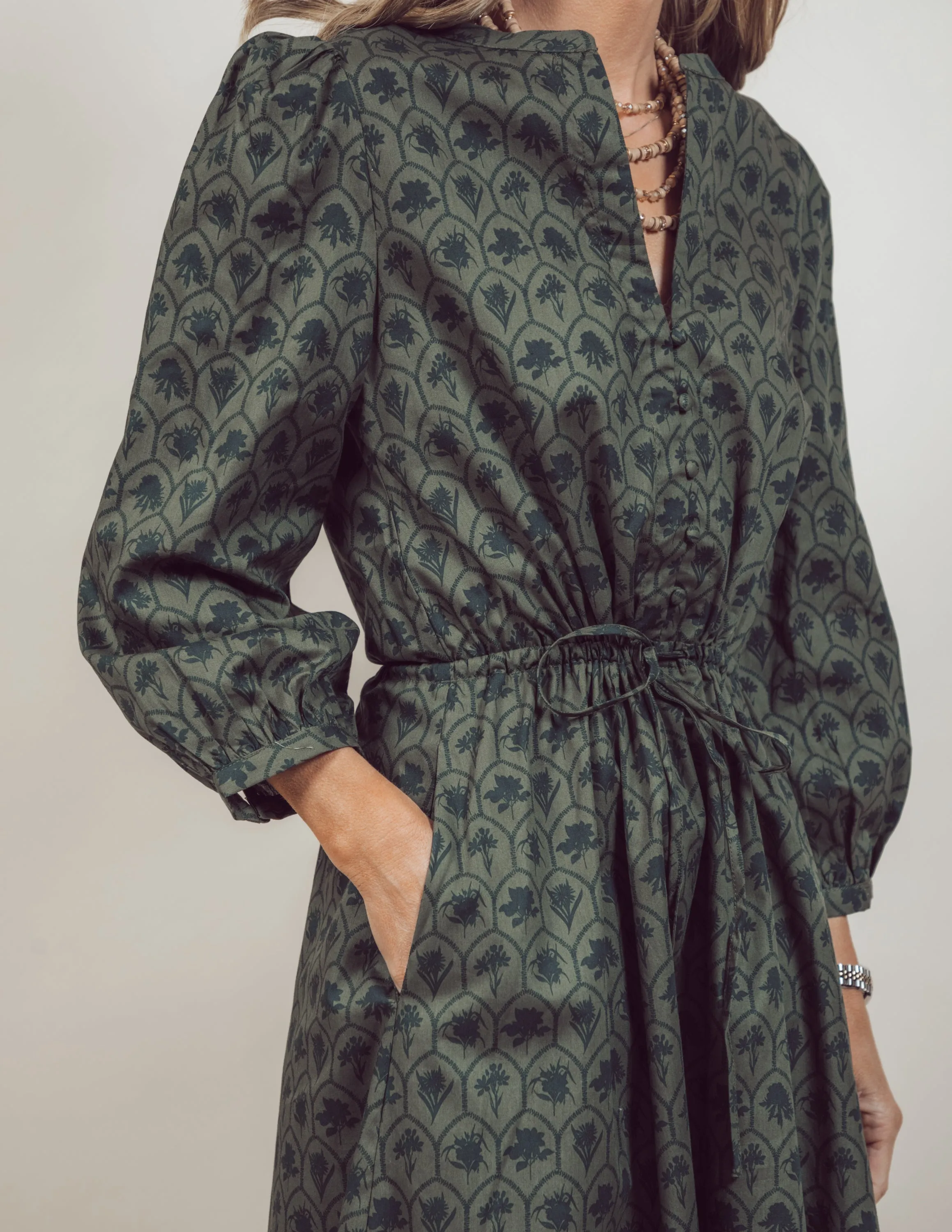 Zinnia Floral Midi Dress sold by Shop Stevie product image thumbnail 5