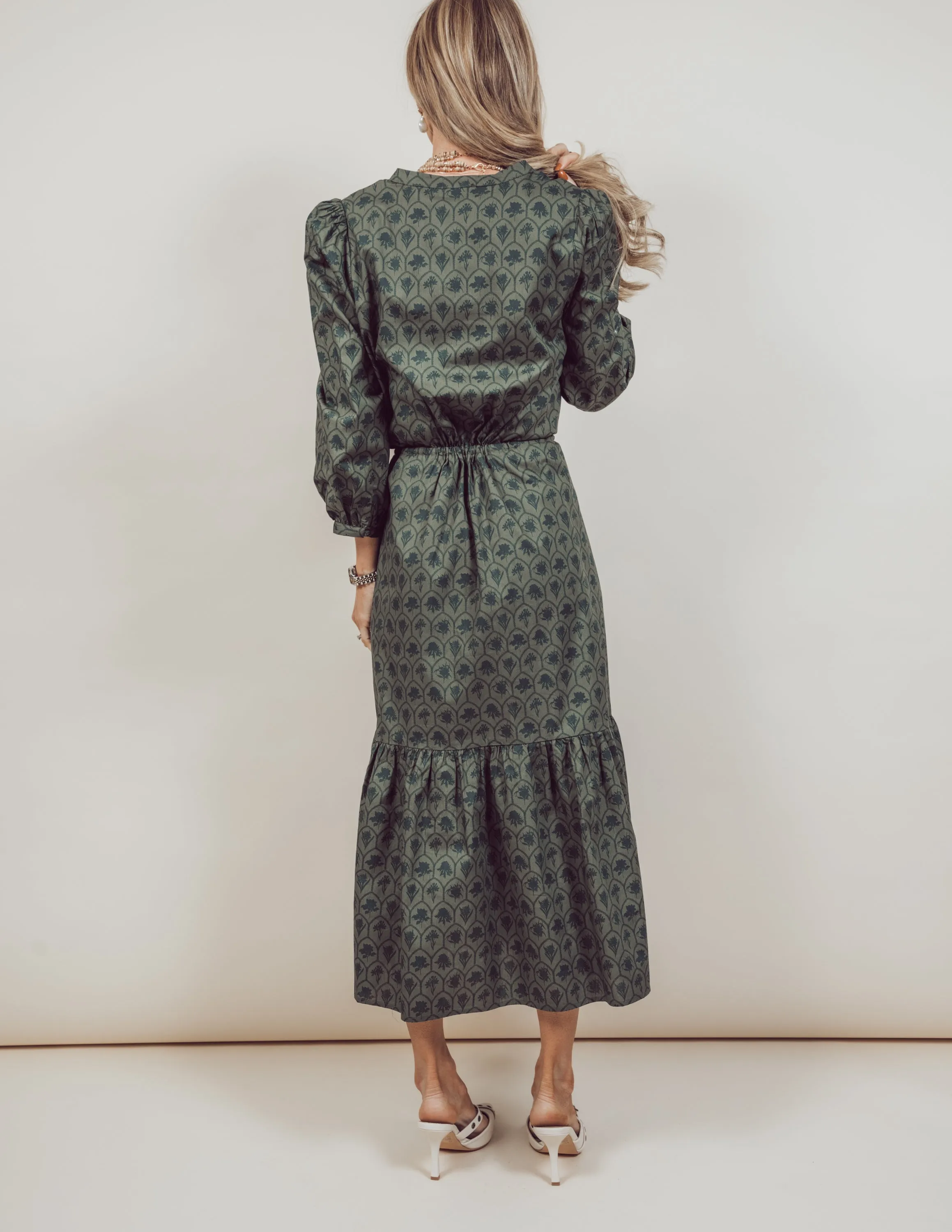 Zinnia Floral Midi Dress sold by Shop Stevie product image thumbnail 4