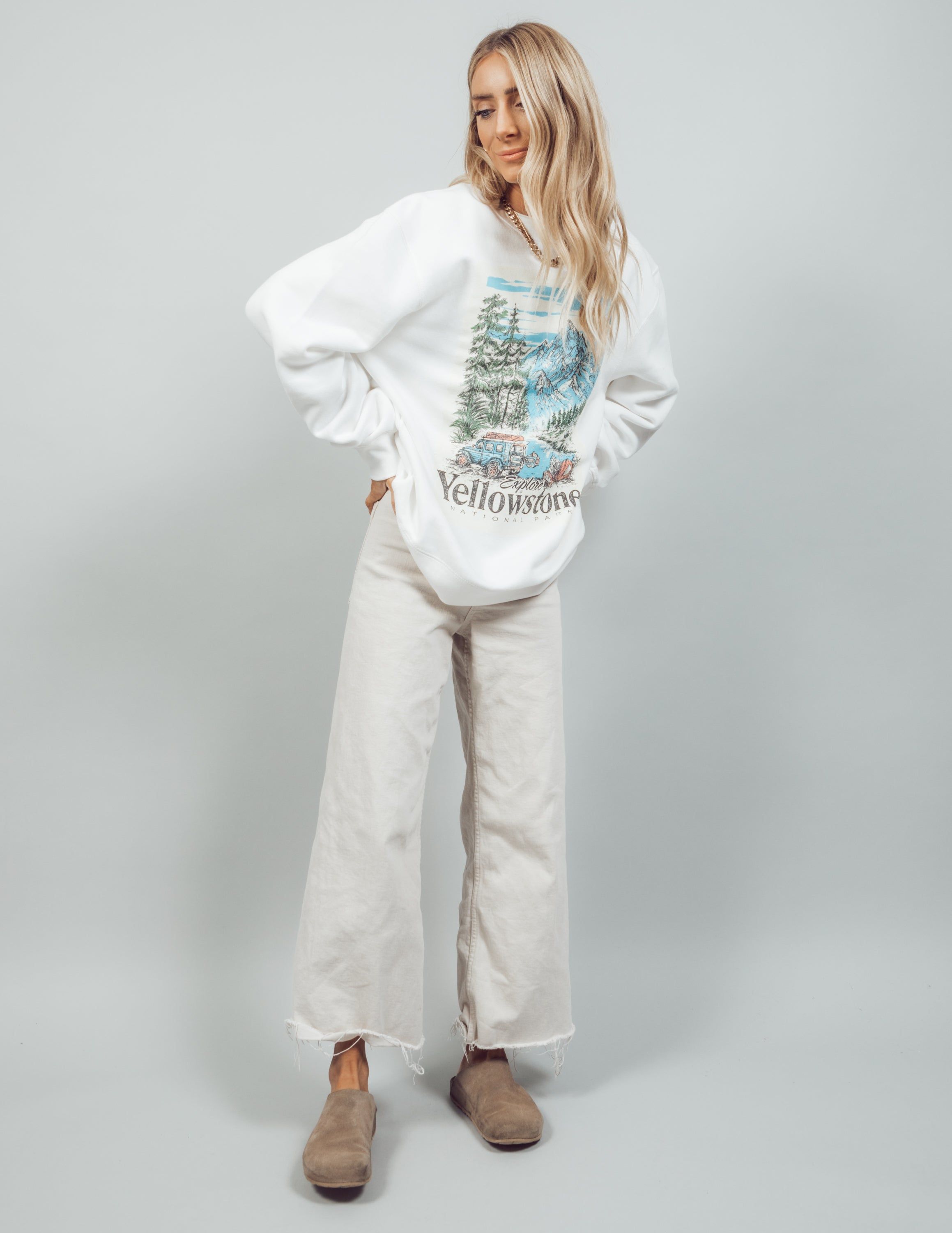 Explore Yellowstone Sweatshirt sold by Shop Stevie product image thumbnail 5