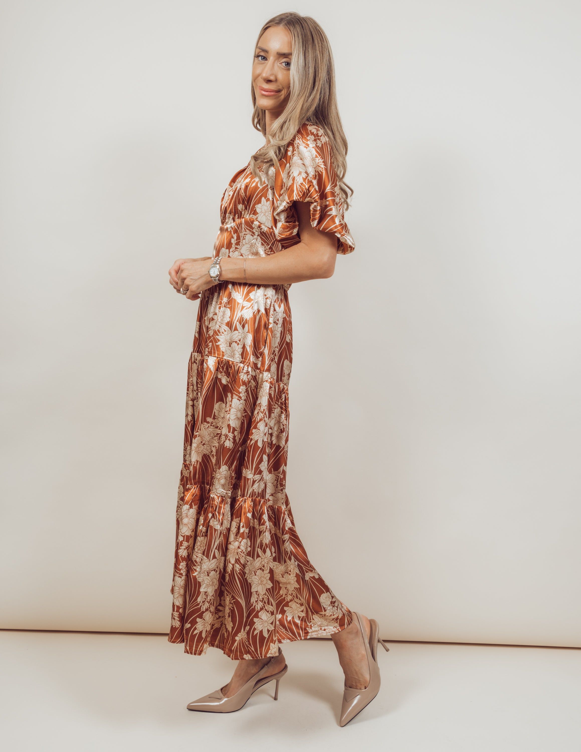 Emaline Floral Midi Dress *COMING SOON* sold by Shop Stevie product image thumbnail 2