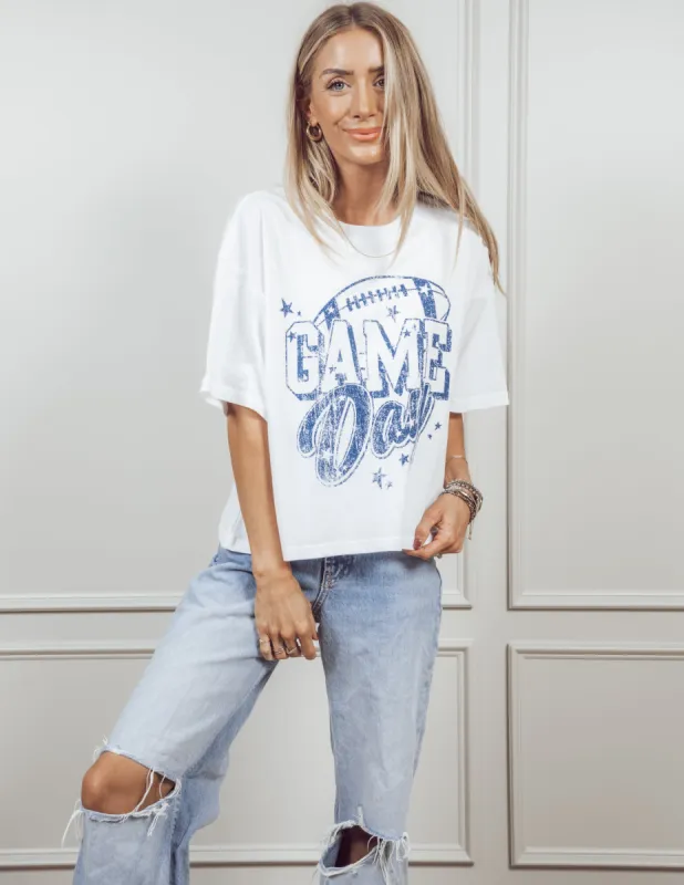 Game Day Graphic Cropped Tee sold by Shop Stevie
