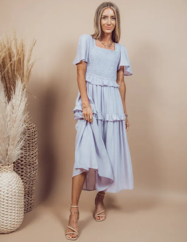 Averi Ruffle Dress sold by Shop Stevie