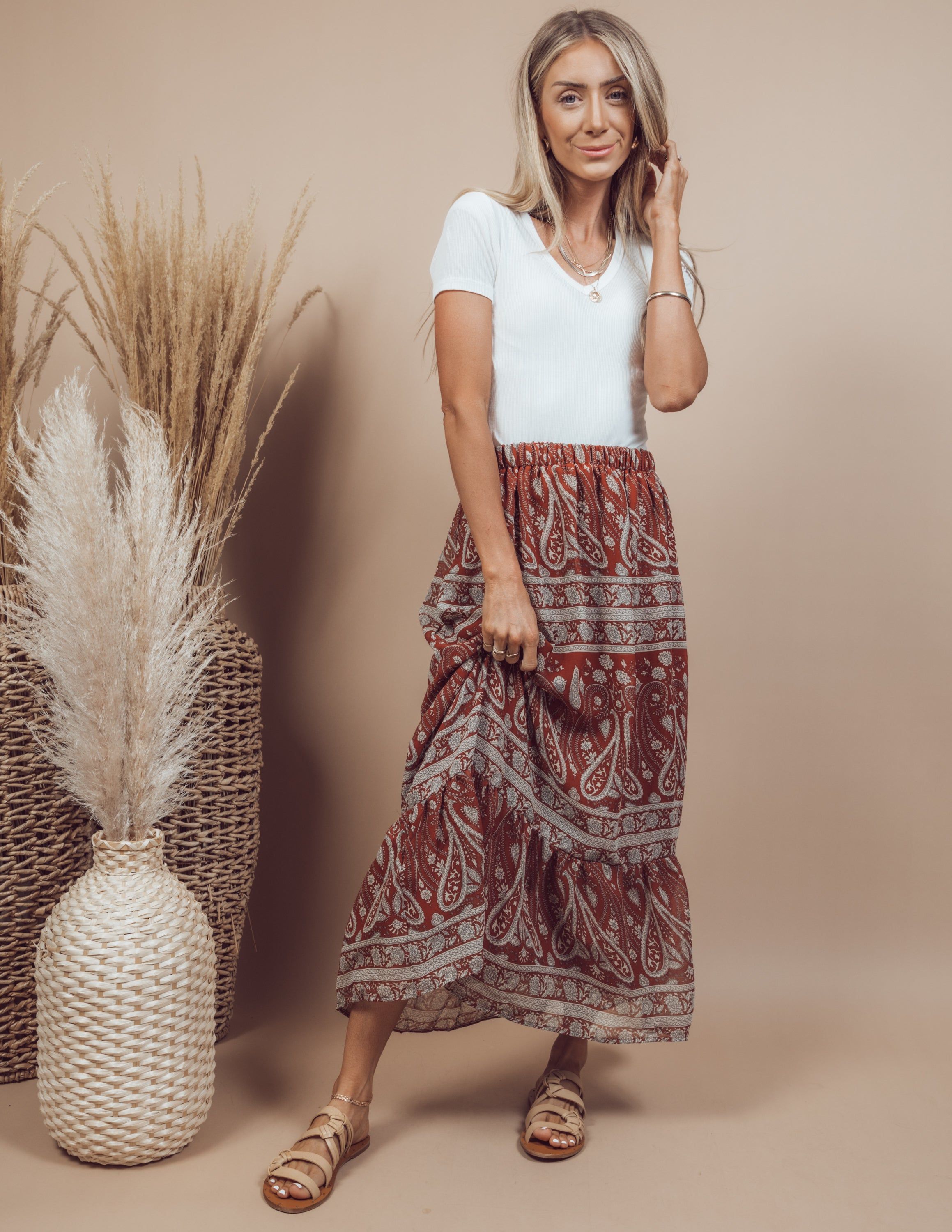 Aleah Maxi Skirt sold by Shop Stevie