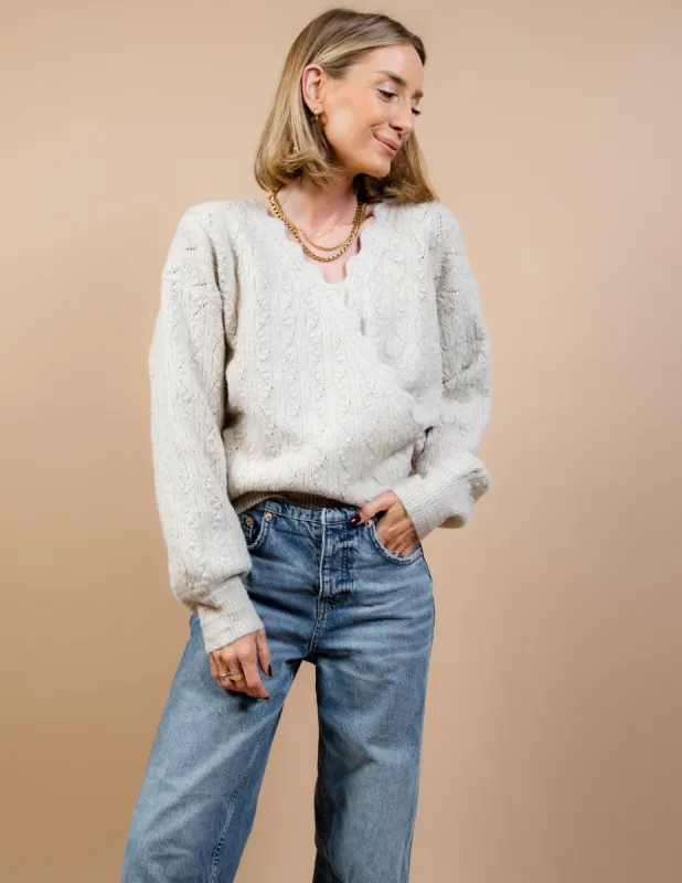 Danica Wrap Sweater sold by Shop Stevie