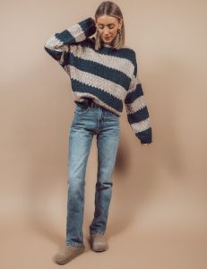 Maria Striped Sweater sold by Shop Stevie
