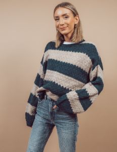 Maria Striped Sweater sold by Shop Stevie
