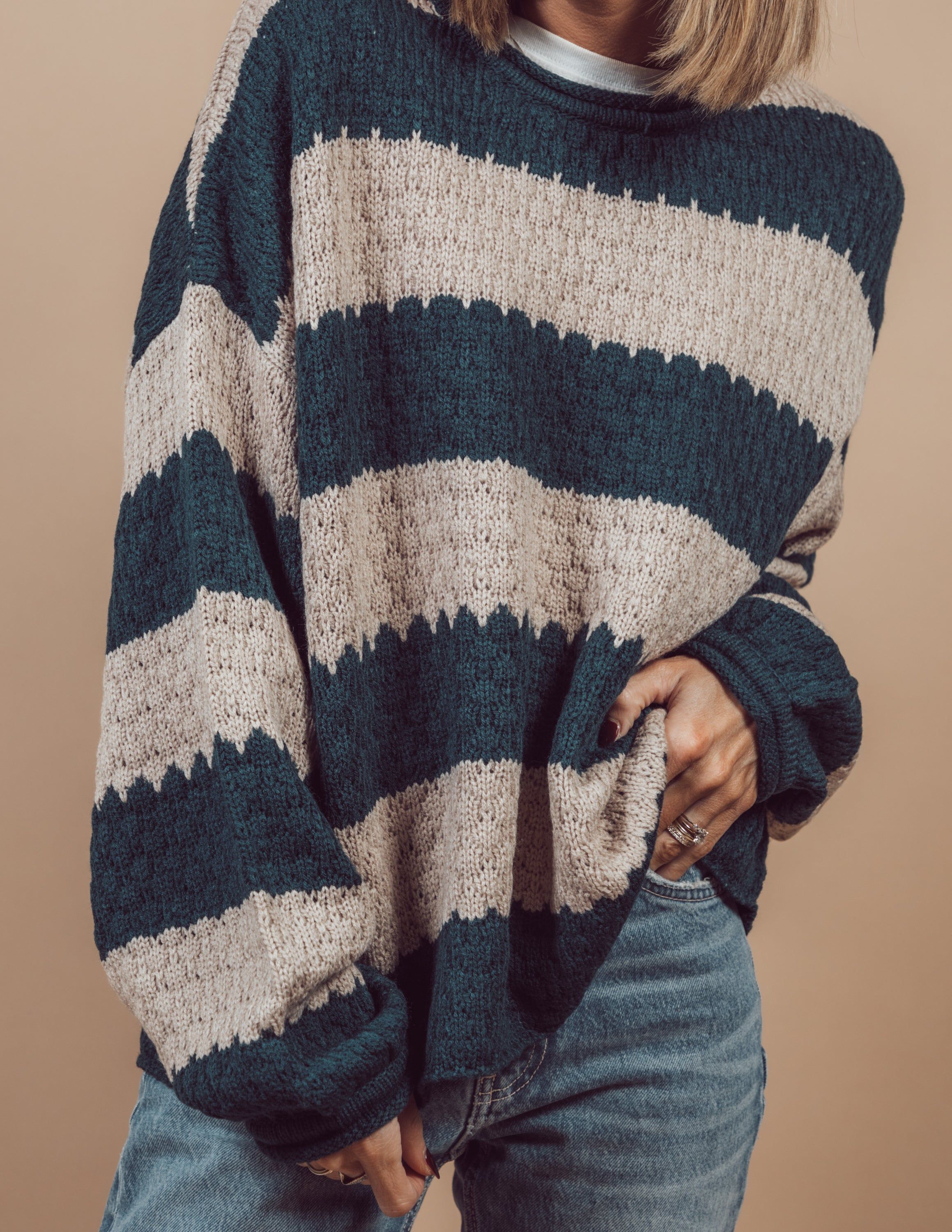 Maria Striped Sweater sold by Shop Stevie product image thumbnail 5