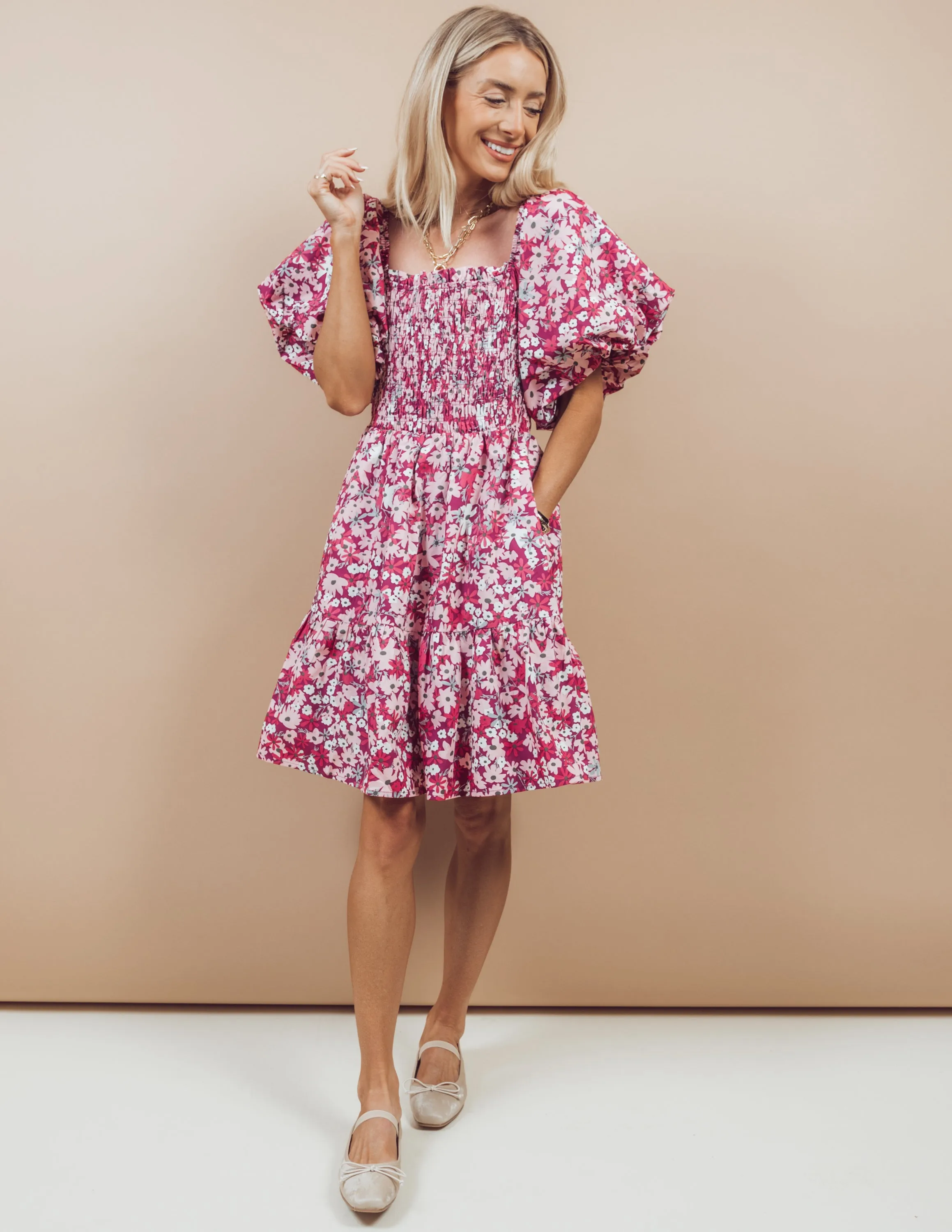 Gianna Floral Dress sold by Shop Stevie product image thumbnail 3