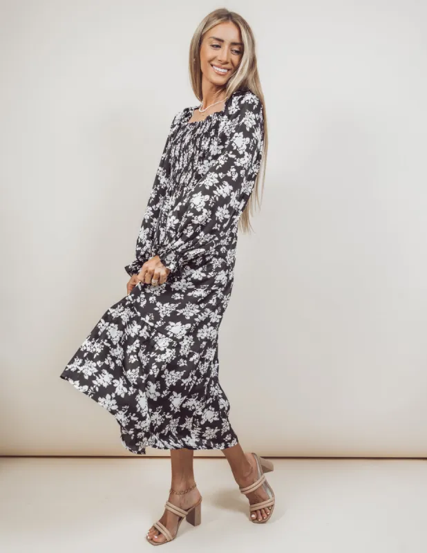 Brinley Floral Midi Dress sold by Shop Stevie