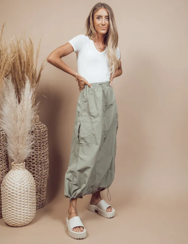 Khalani Cargo Skirt sold by Shop Stevie