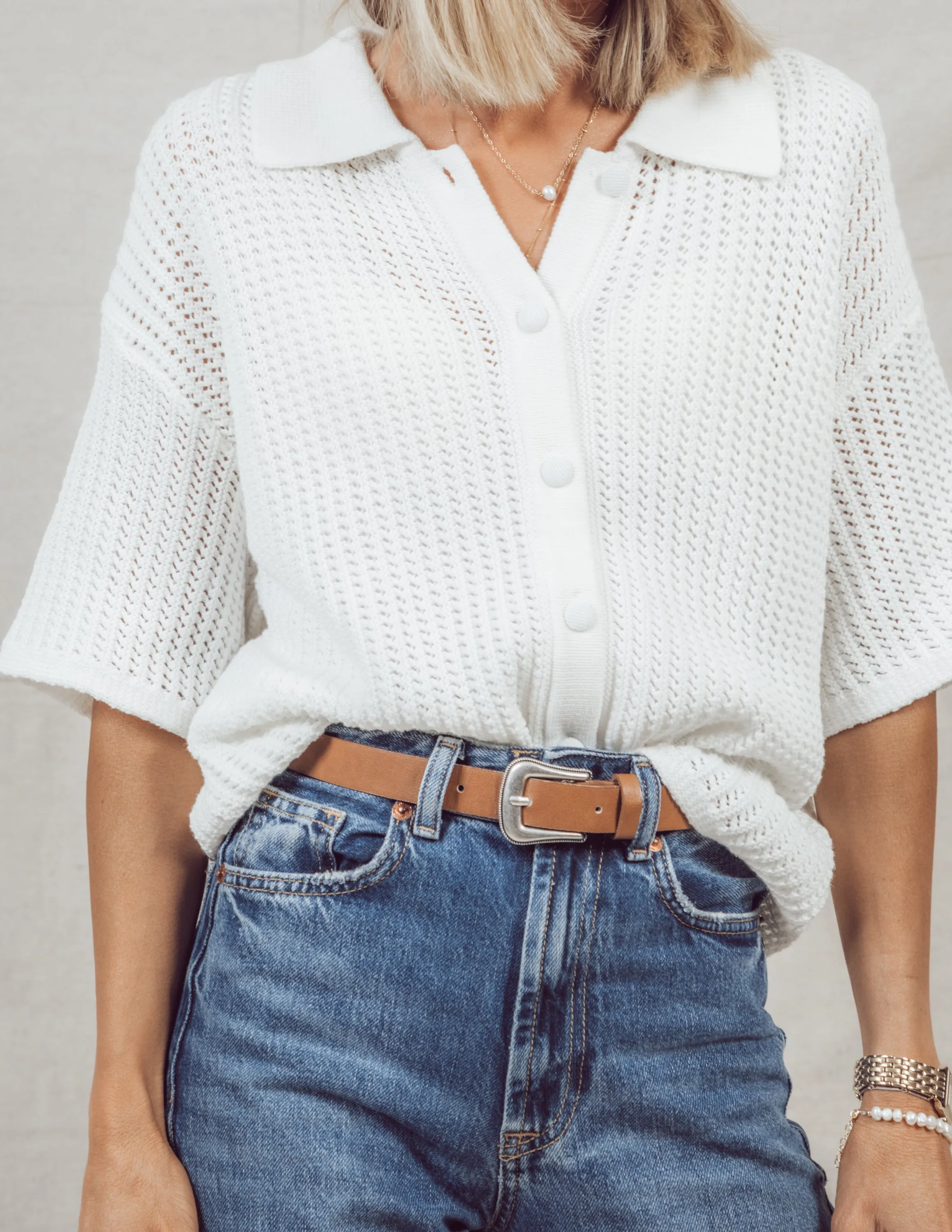 Brin Button Down Top sold by Shop Stevie product image thumbnail 3